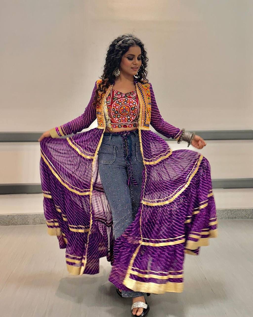 " NAVRATRI SPECIAL SHRUG AND BLOUSE "