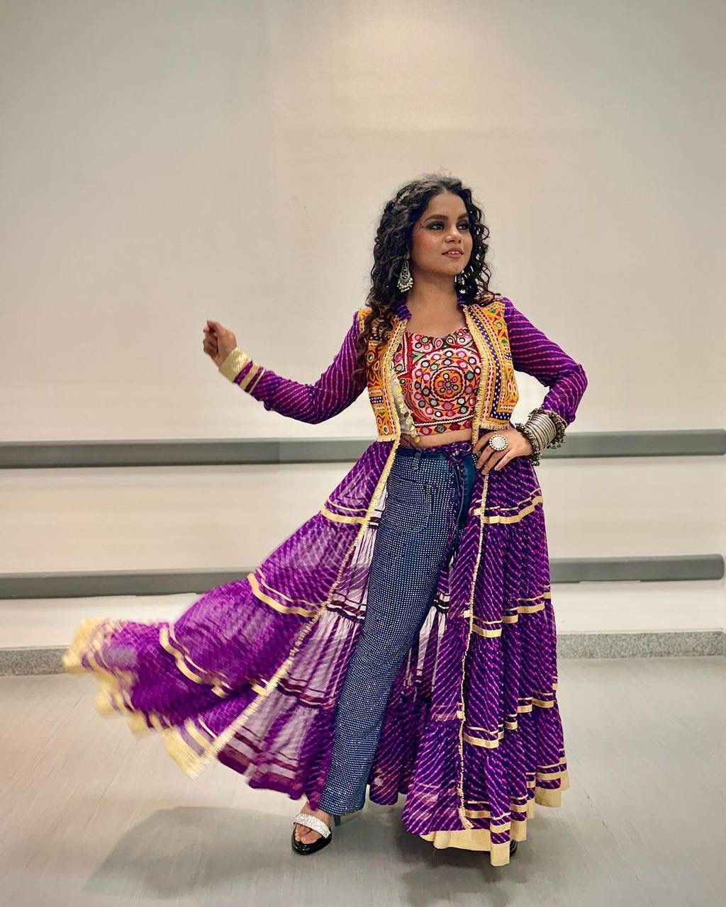 " NAVRATRI SPECIAL SHRUG AND BLOUSE "