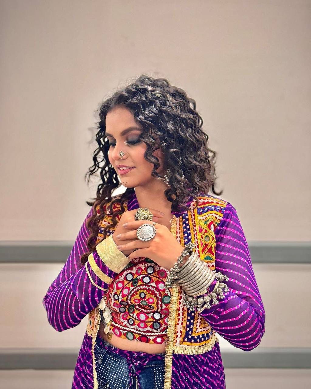 " NAVRATRI SPECIAL SHRUG AND BLOUSE "
