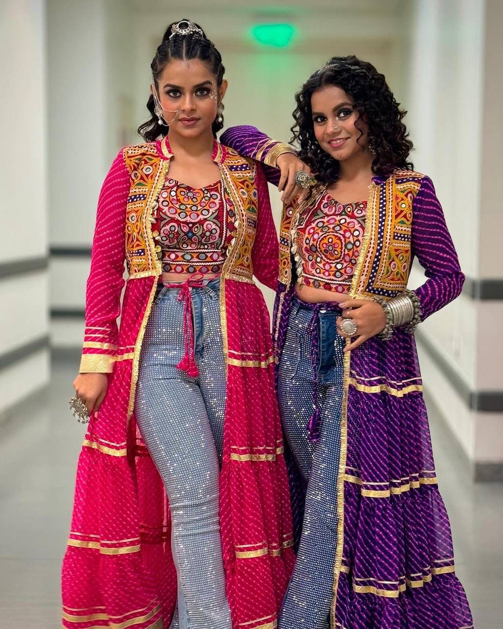 " NAVRATRI SPECIAL SHRUG AND BLOUSE "