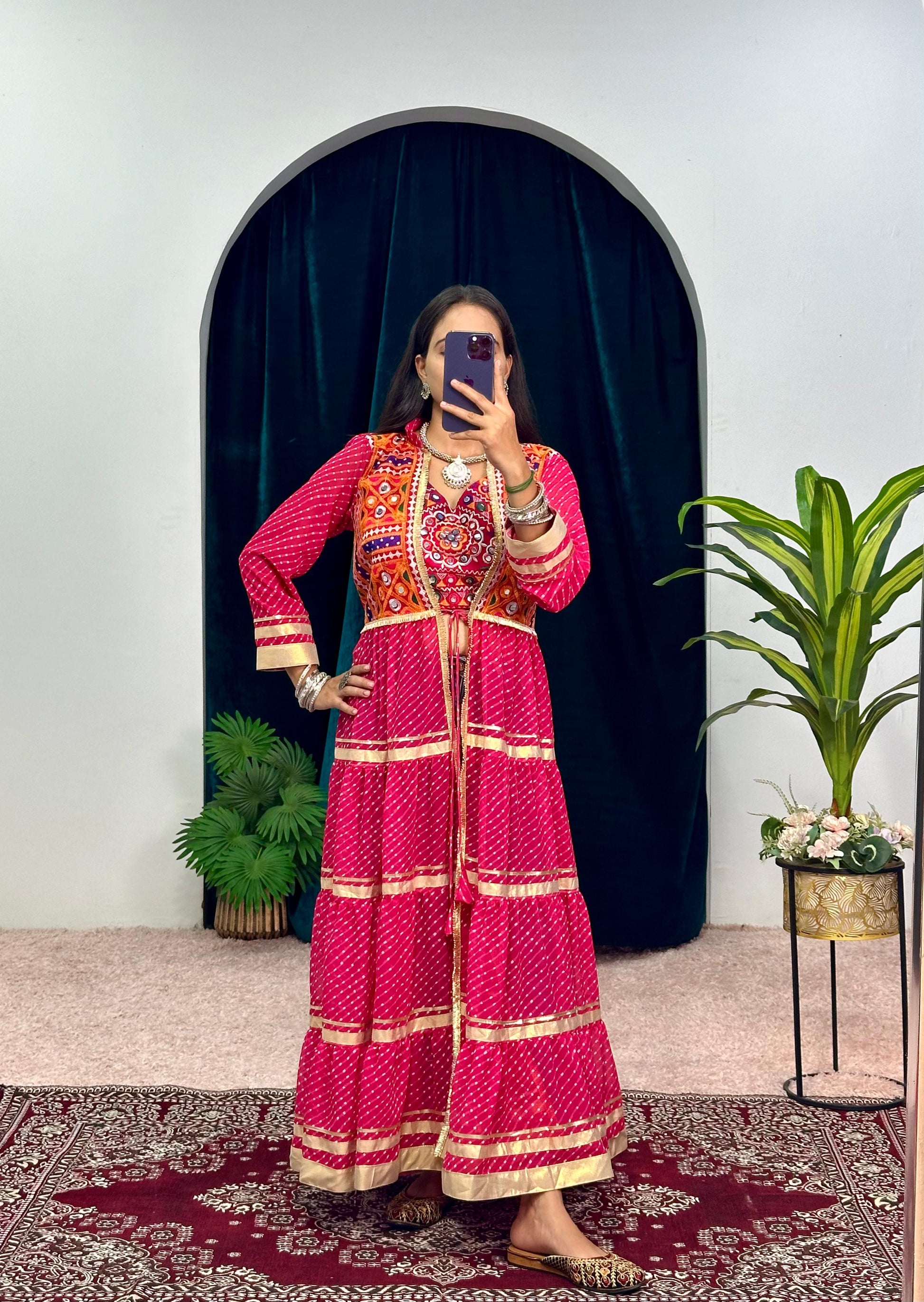 " NAVRATRI SPECIAL SHRUG AND BLOUSE "