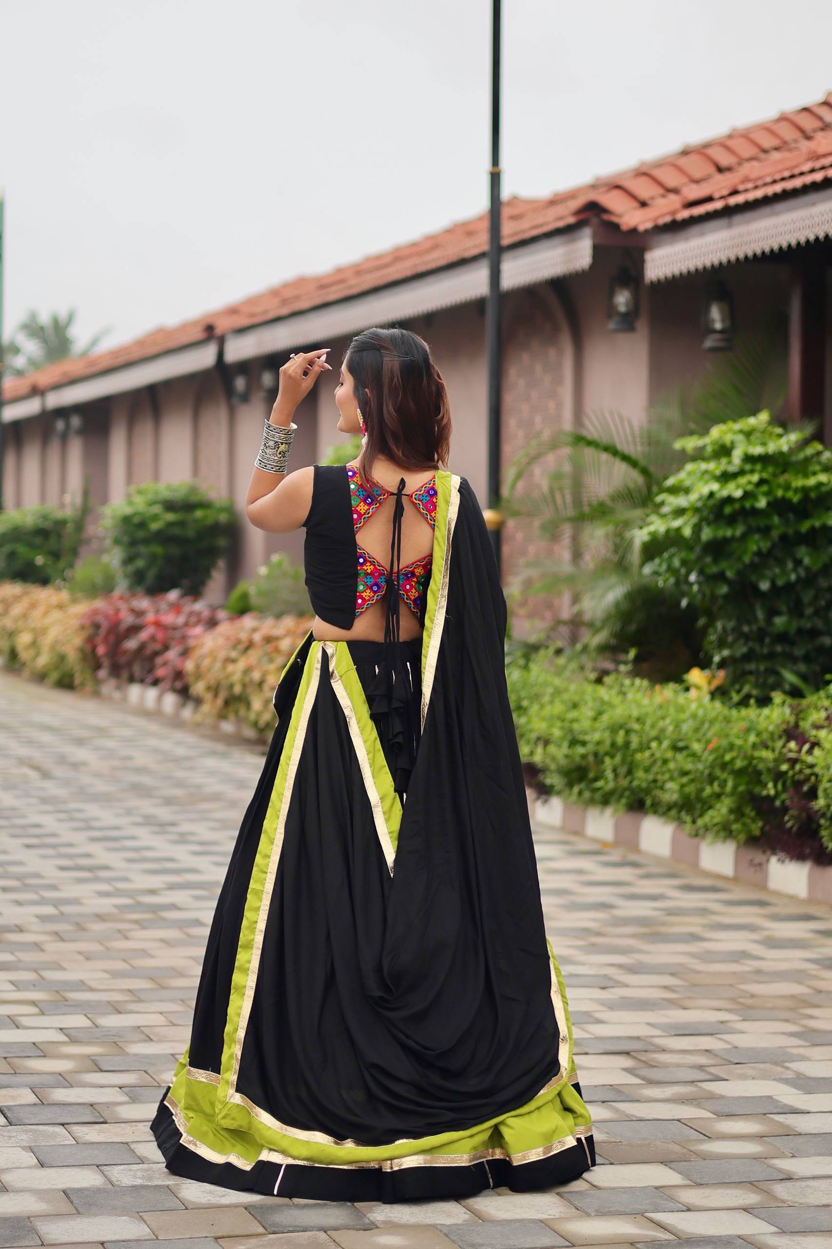 " Special Gamathi Work Lehenga choli | Krushi Life Style "