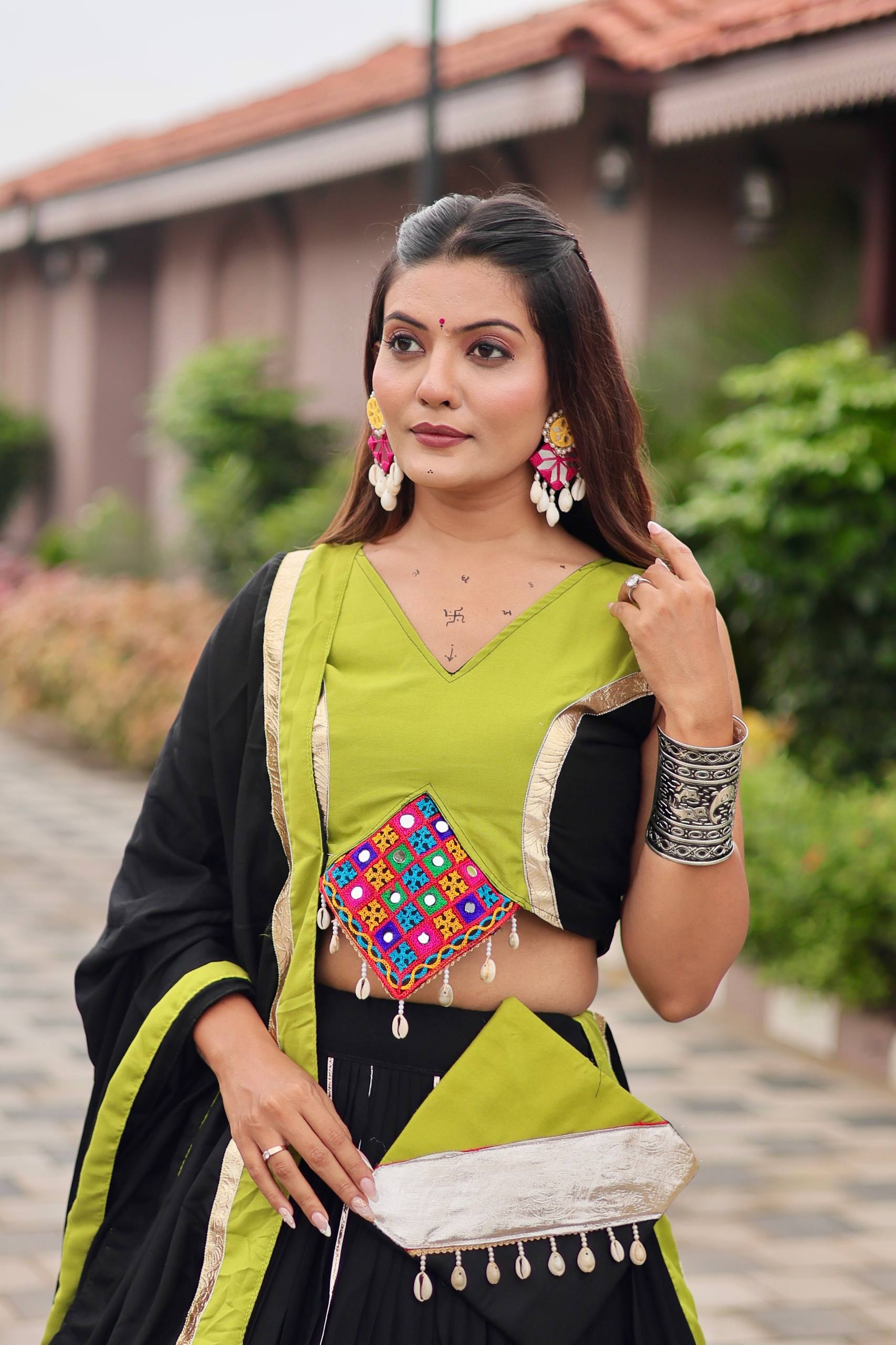 " Special Gamathi Work Lehenga choli | Krushi Life Style "