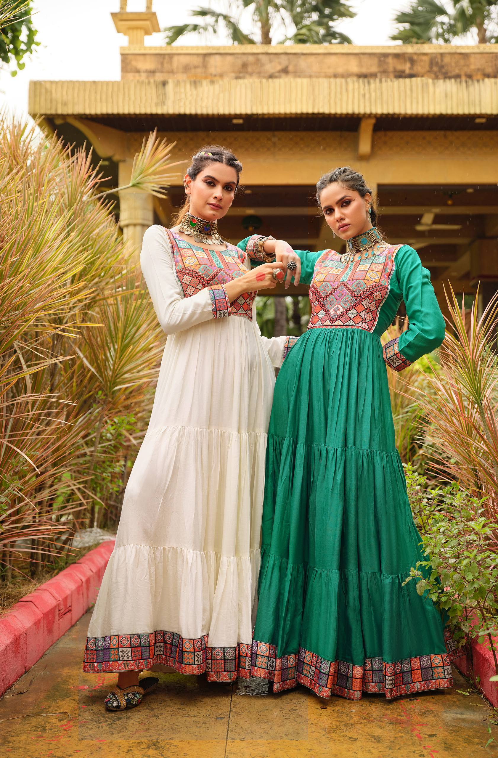 New Garba Style Gown | Krushi Life Style