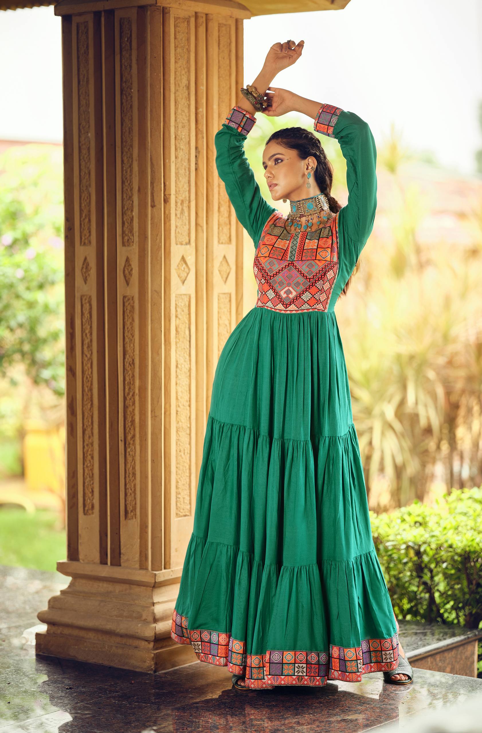 New Garba Style Gown | Krushi Life Style