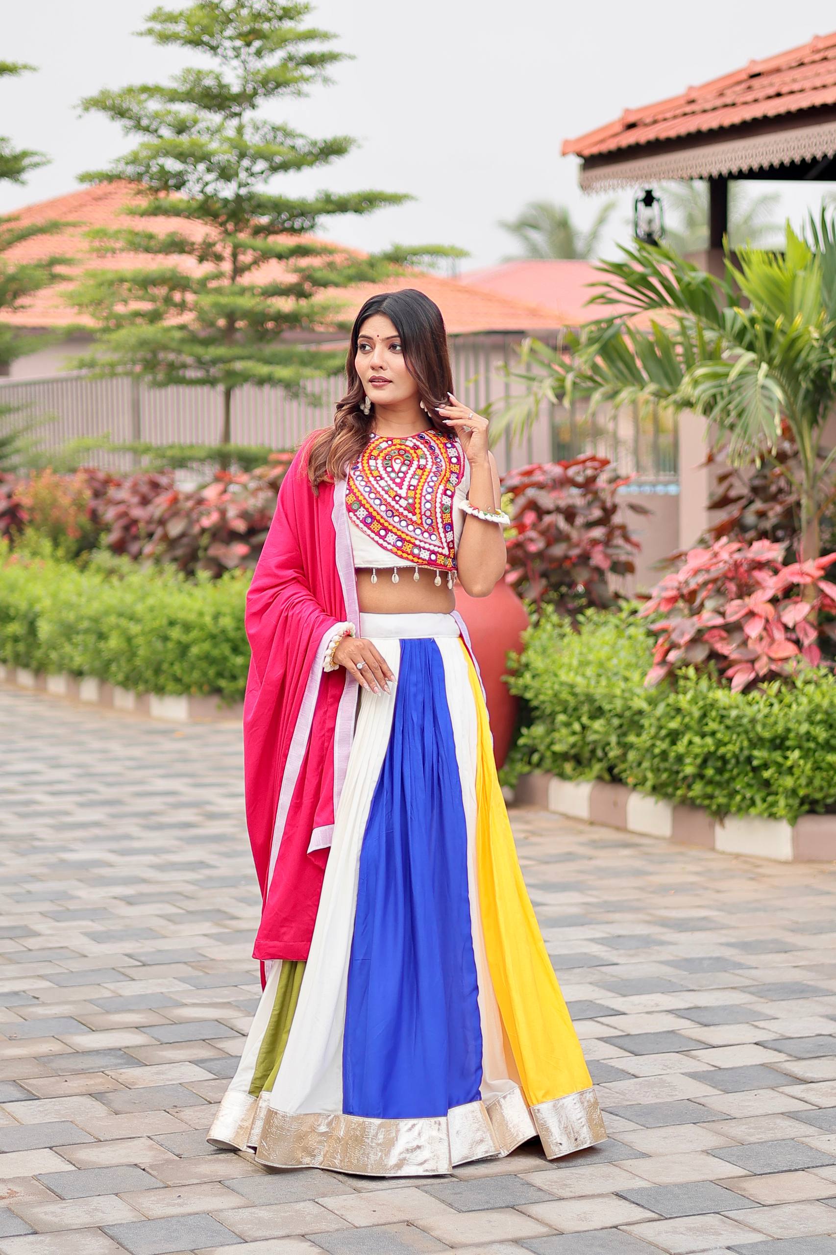 Launching Navratri Special Gamathi Work Lehenga choli | Krushi Life Style