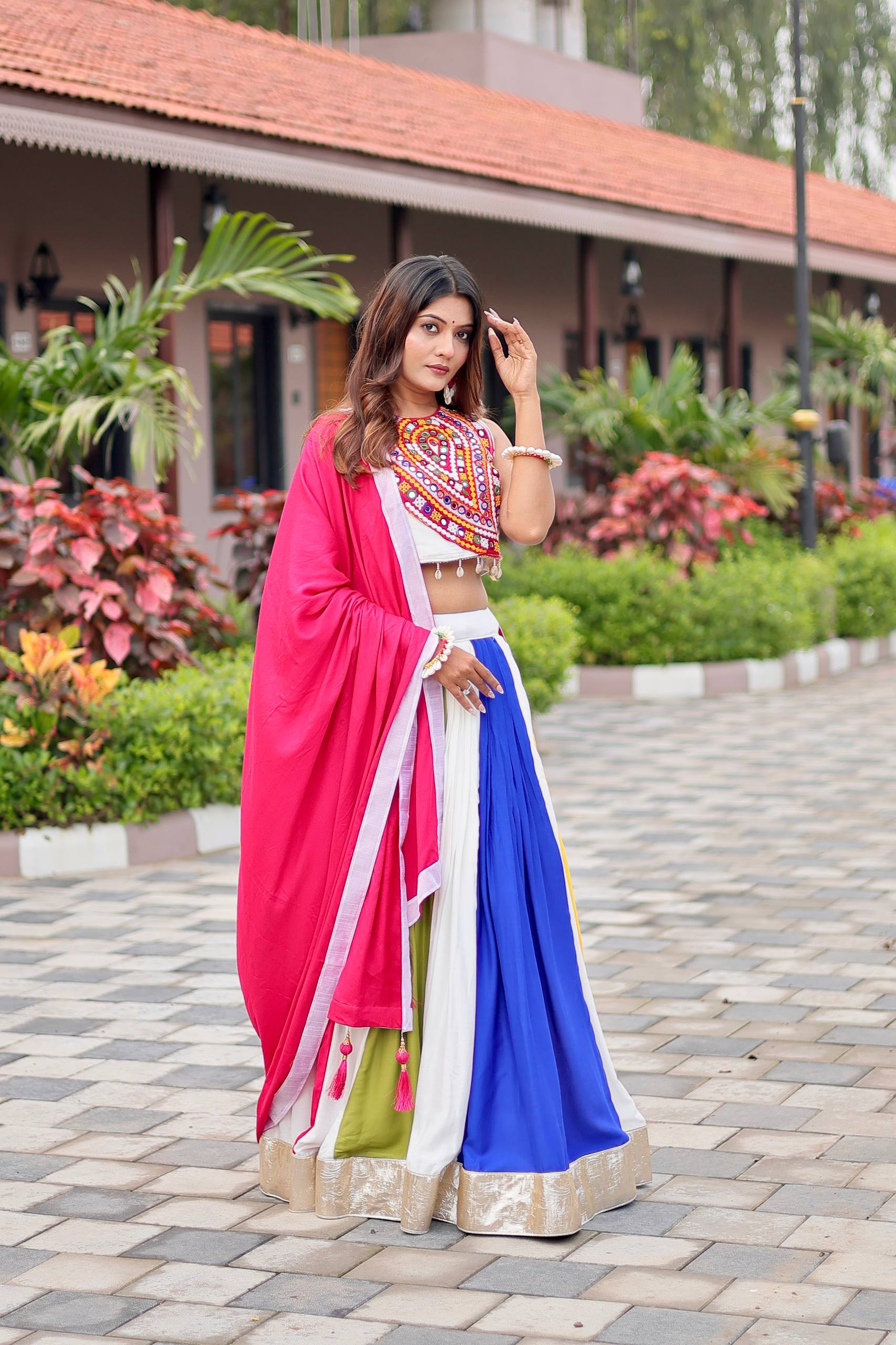 Launching Navratri Special Gamathi Work Lehenga choli | Krushi Life Style