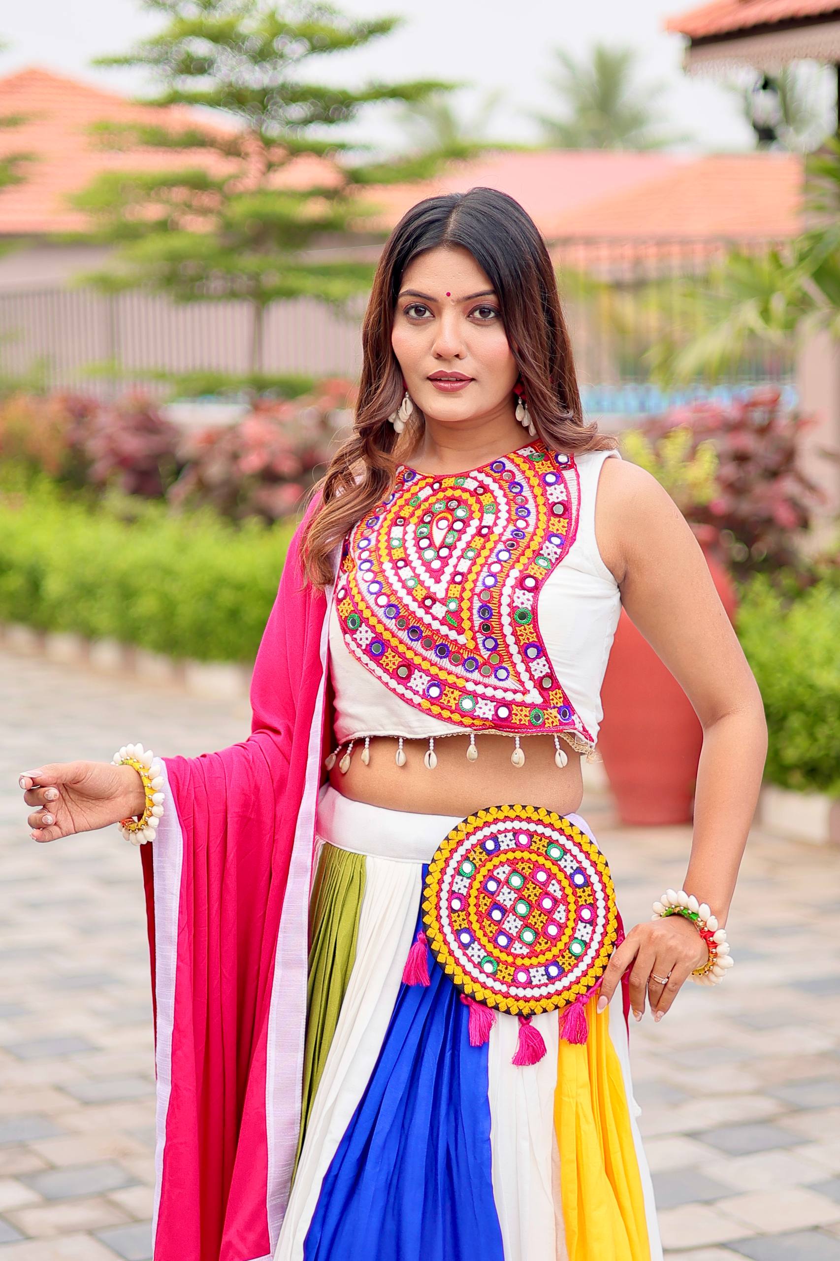 Launching Navratri Special Gamathi Work Lehenga choli | Krushi Life Style
