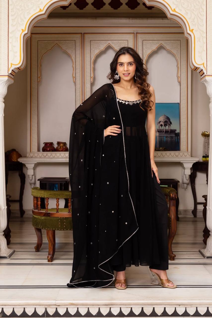 "Black Pearl Traditional Outfit | Krushi Life Style"