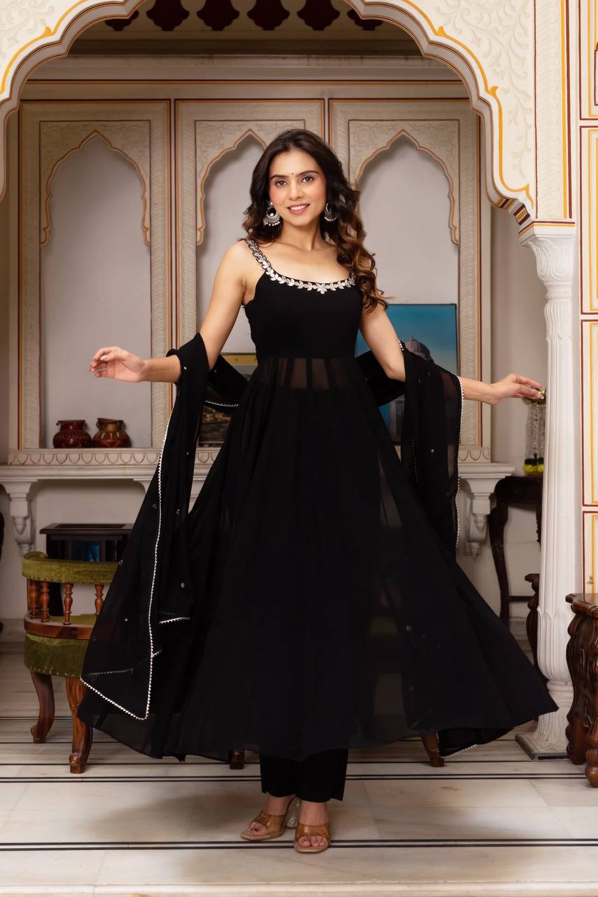 "Black Pearl Traditional Outfit | Krushi Life Style"