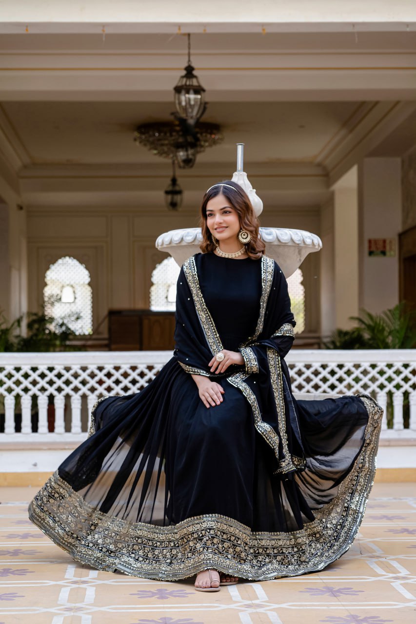 Perfect For Weddings, Receptions, or Formal Cultural Events Gown | Krushi Life Style