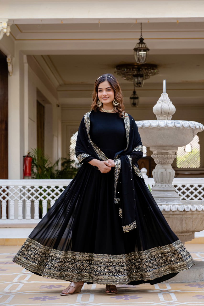Perfect For Weddings, Receptions, or Formal Cultural Events Gown | Krushi Life Style