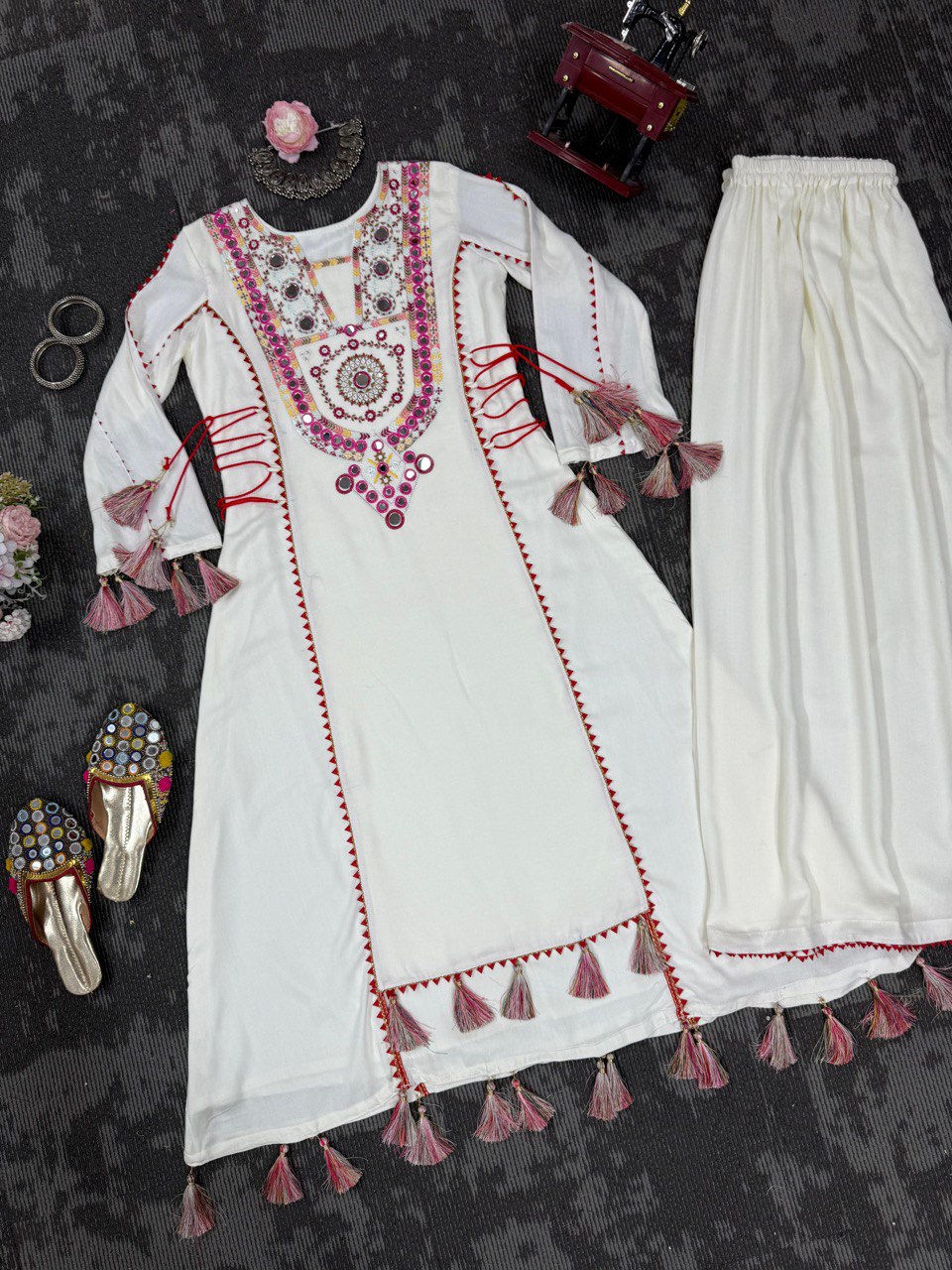 Top Bottom Kurta Set