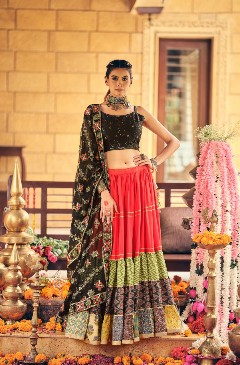 EXCLUSIVE REAL MODELING LEHENGA, BLOUSE & DUPATTA SET