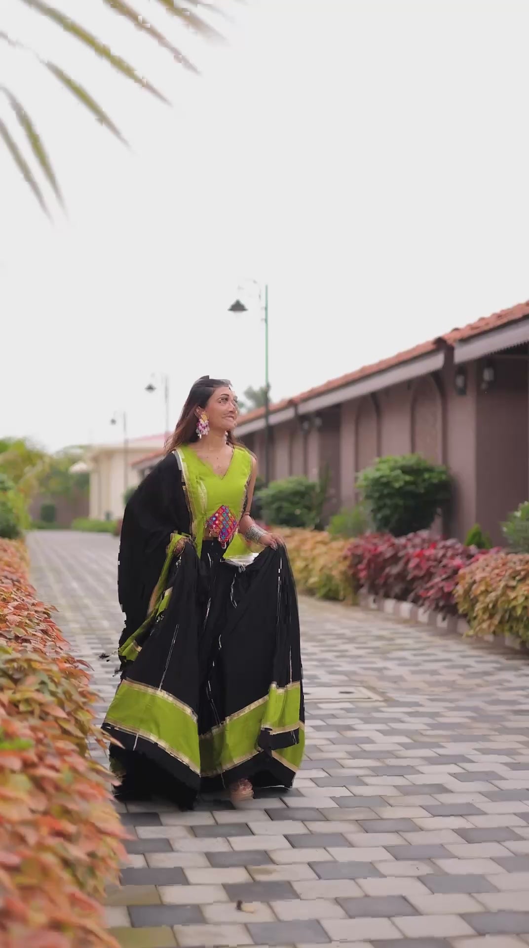 " Special Gamathi Work Lehenga choli | Krushi Life Style "