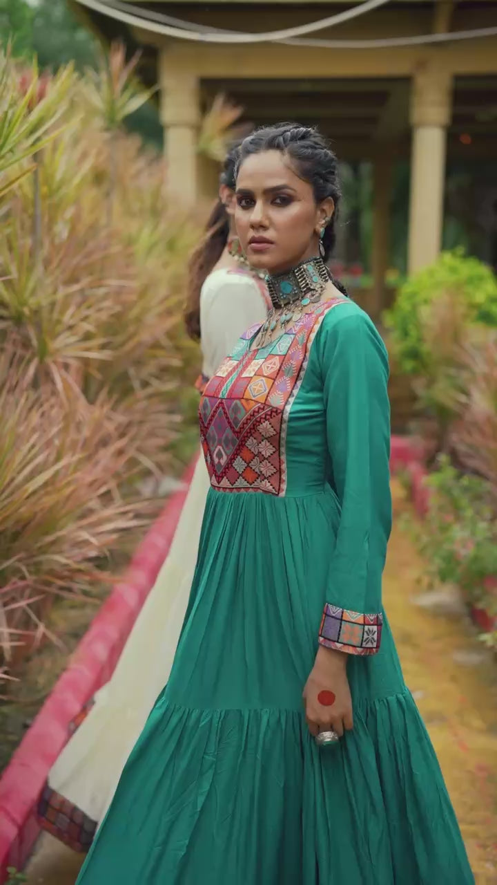 New Garba Style Gown | Krushi Life Style