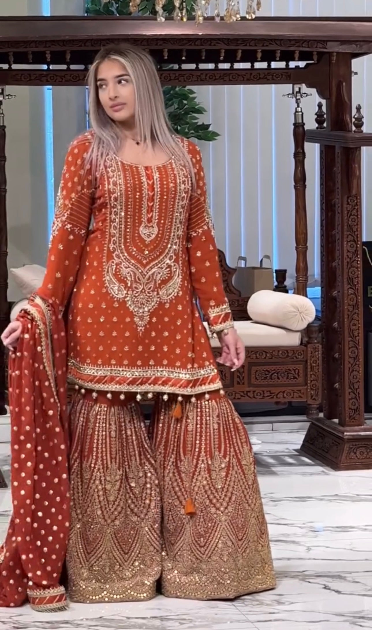 PREMIUM DESIGNER READYMADE TOP PLAZZO & DUPATTA COLLECTIONS