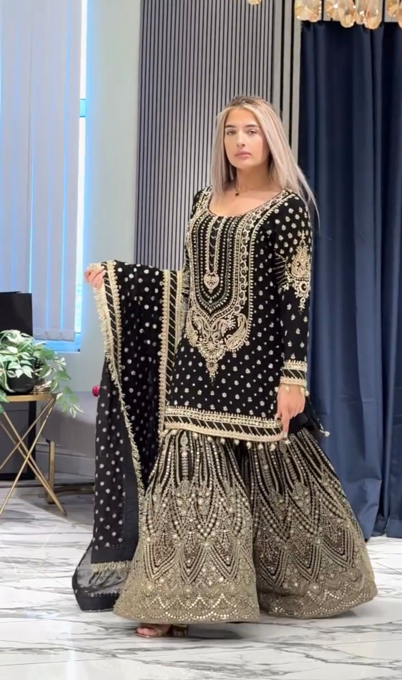 PREMIUM DESIGNER READYMADE TOP PLAZZO & DUPATTA COLLECTIONS