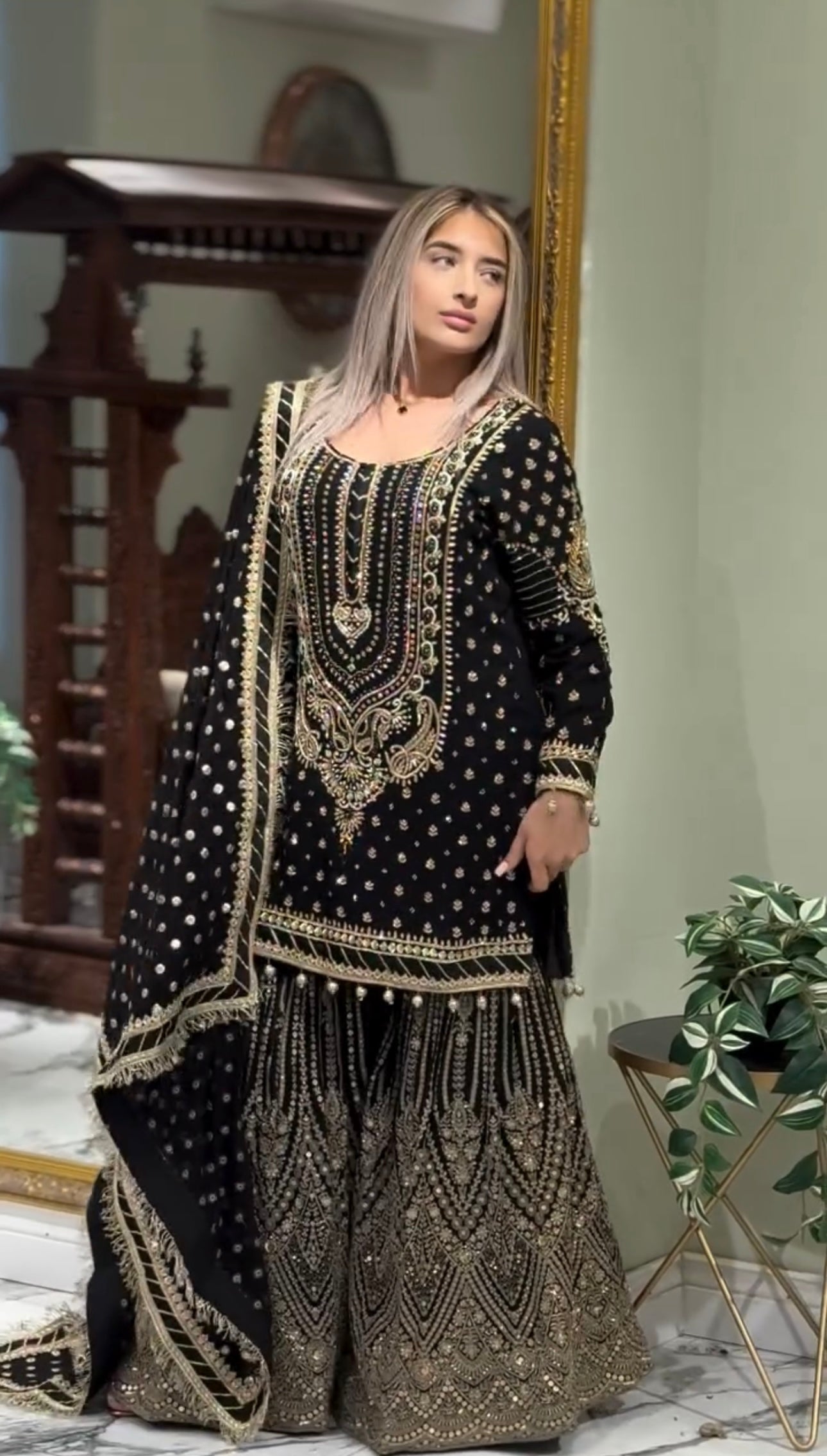 PREMIUM DESIGNER READYMADE TOP PLAZZO & DUPATTA COLLECTIONS