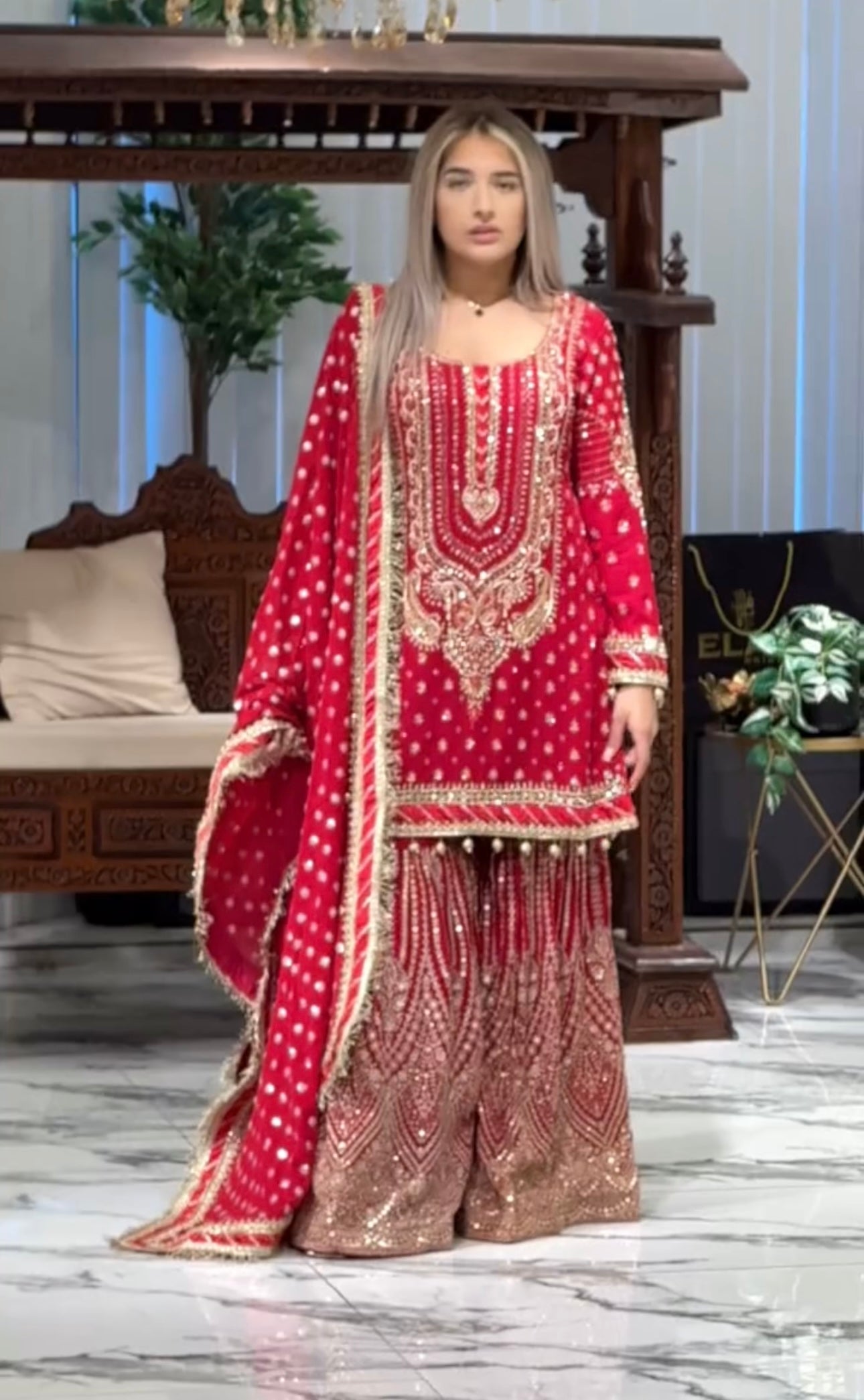 PREMIUM DESIGNER READYMADE TOP PLAZZO & DUPATTA COLLECTIONS