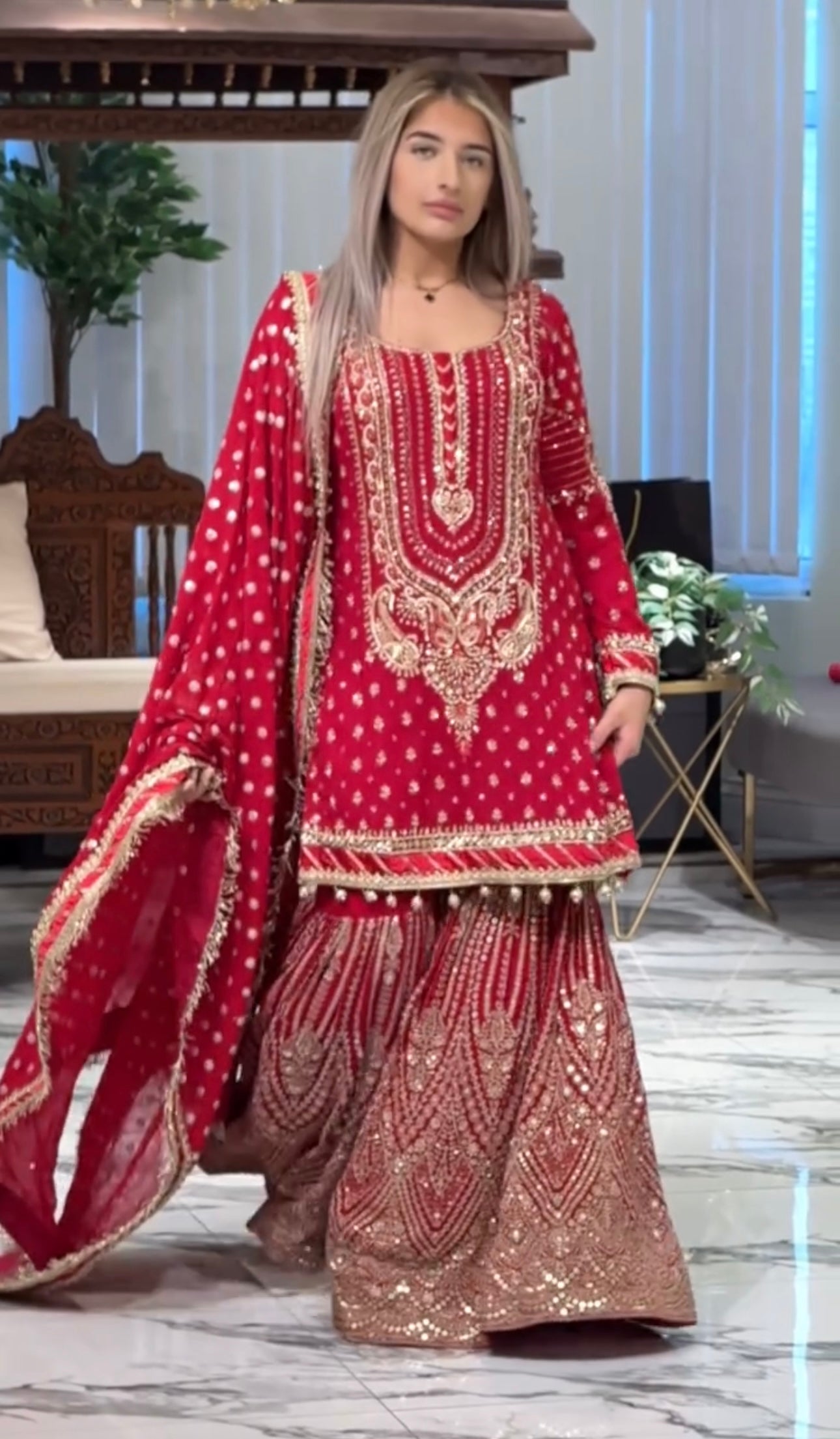 PREMIUM DESIGNER READYMADE TOP PLAZZO & DUPATTA COLLECTIONS