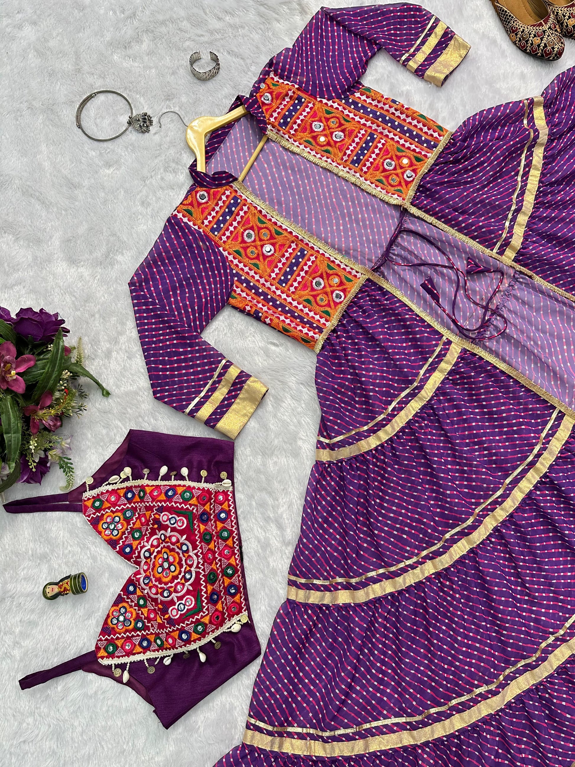" NAVRATRI SPECIAL SHRUG AND BLOUSE "