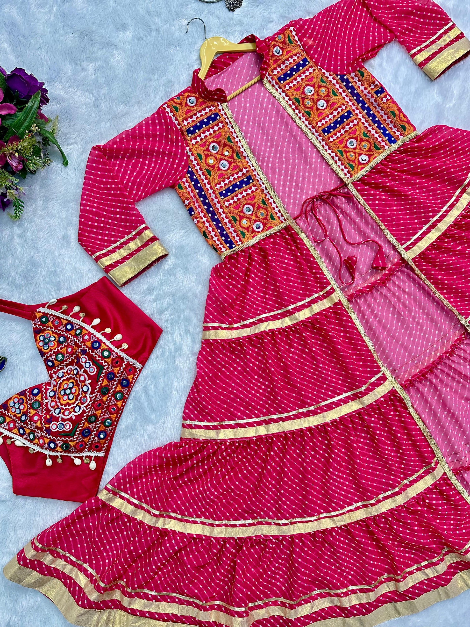 " NAVRATRI SPECIAL SHRUG AND BLOUSE "