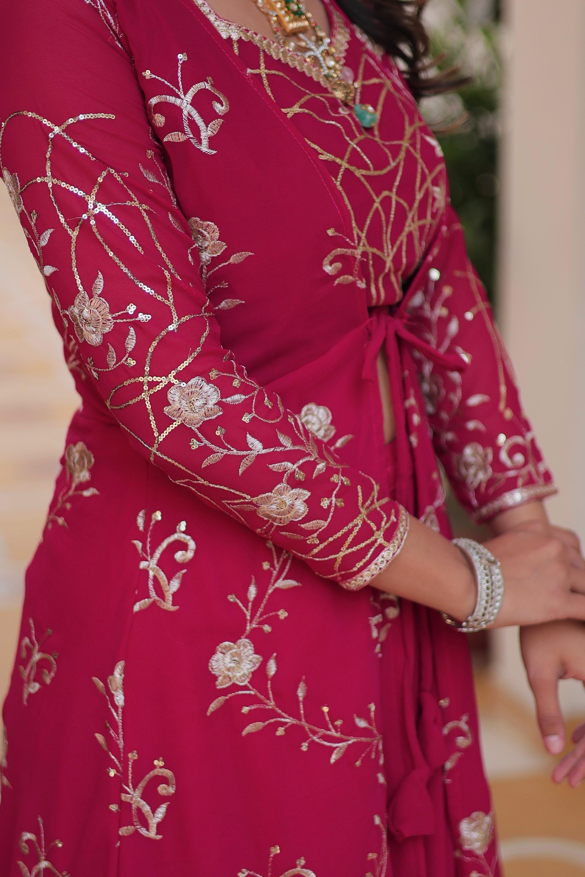 Festival Shrug & Plazza With choli | Krushi Life Style