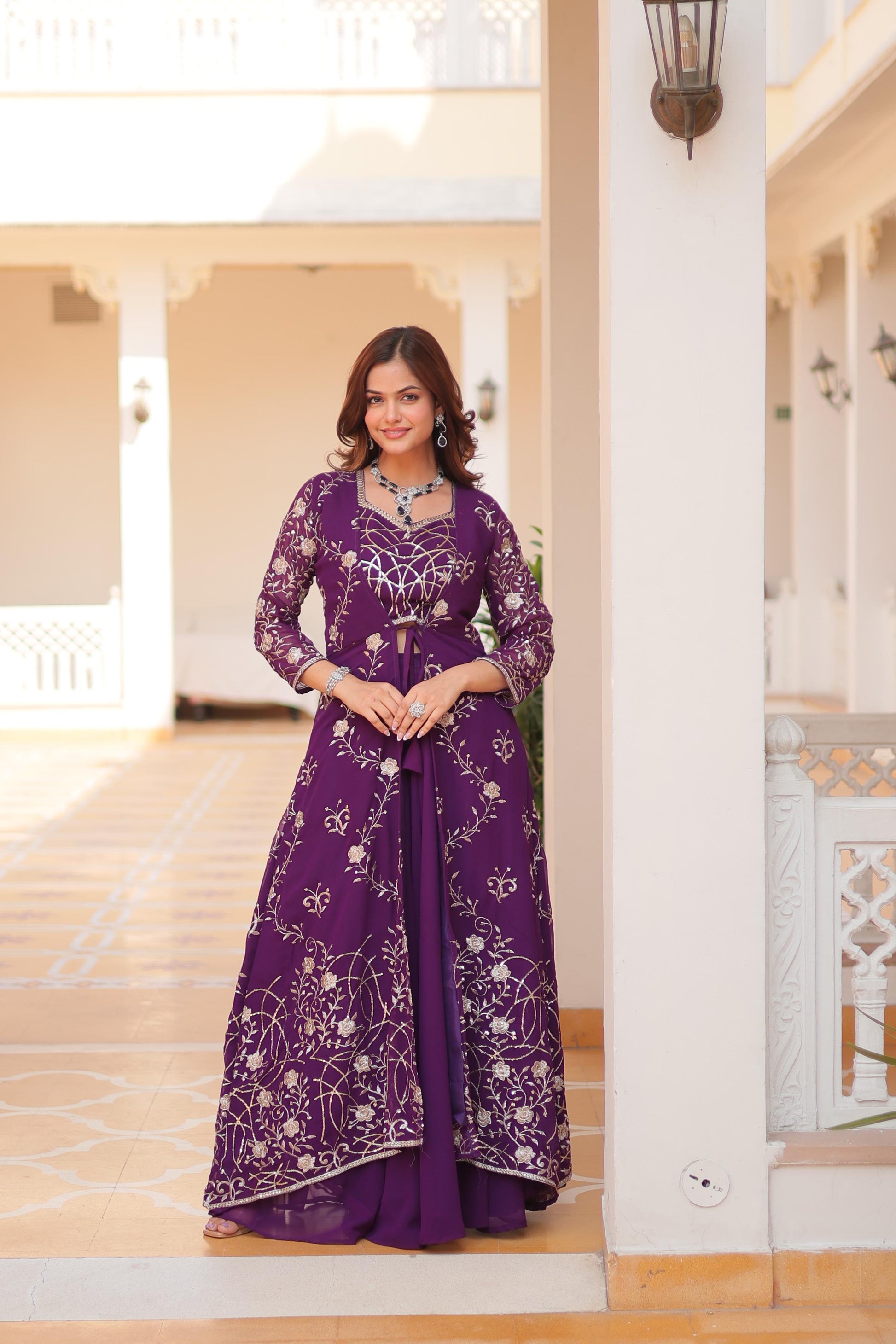 Festival Shrug & Plazza With choli | Krushi Life Style