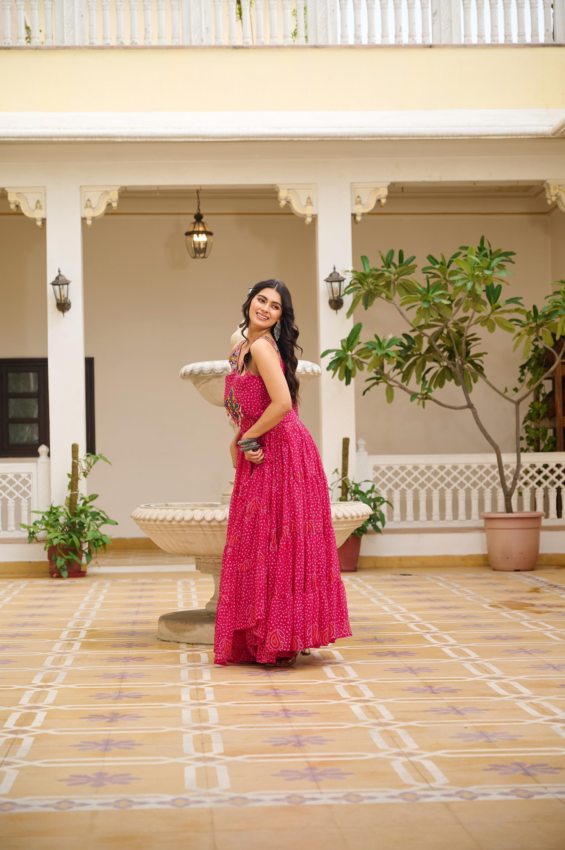 Navratri Special Gamathi Work Gown | Krushi Life Style