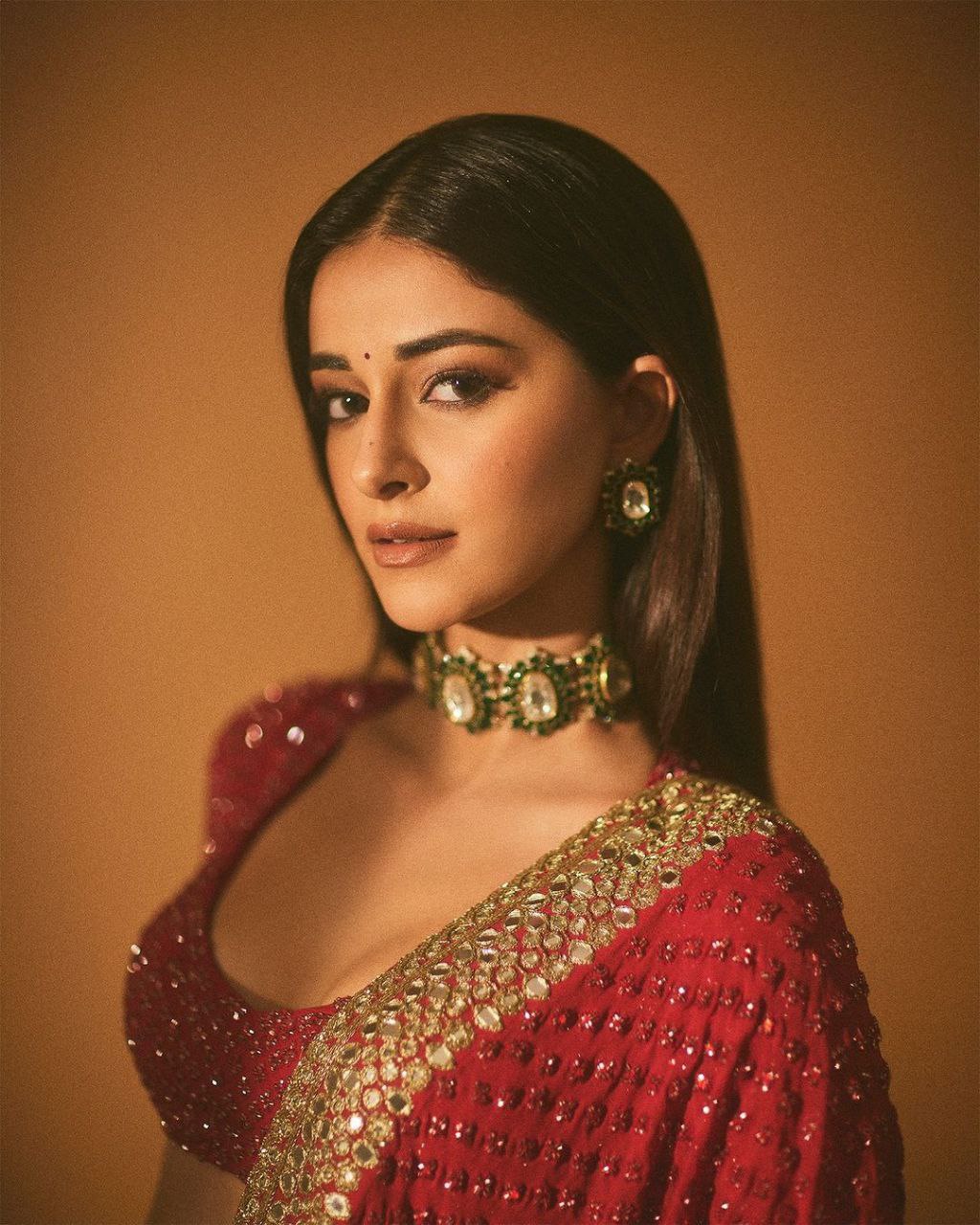 "Glam Red Saree for Party & Wedding | Krushi Life Style "