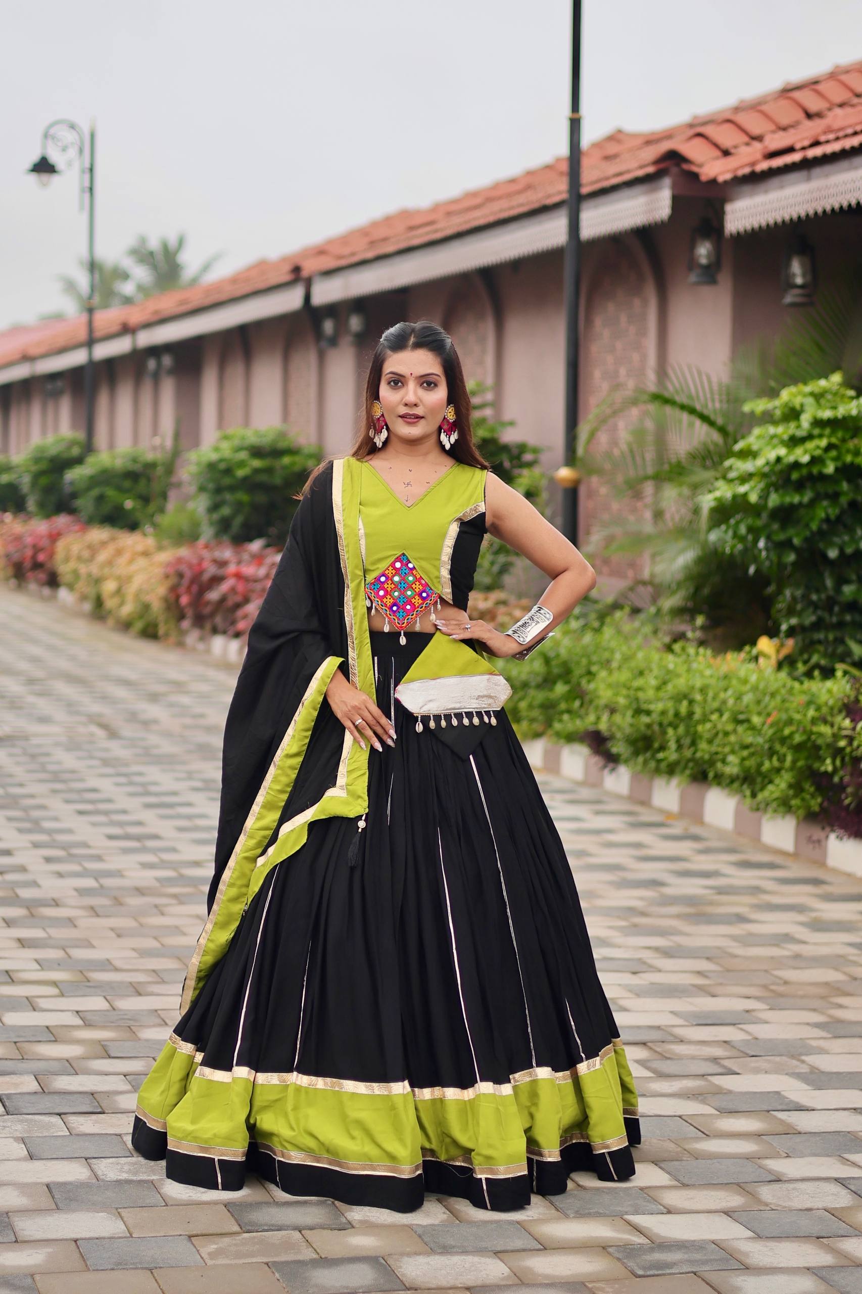 " Special Gamathi Work Lehenga choli | Krushi Life Style "