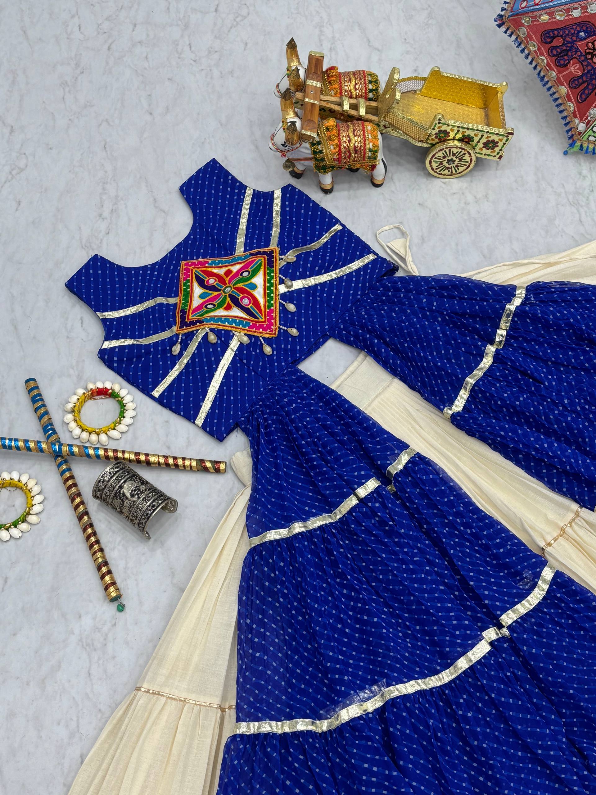 Navratri Special Gamathi Work Lehenga choli | Krushi Life Style
