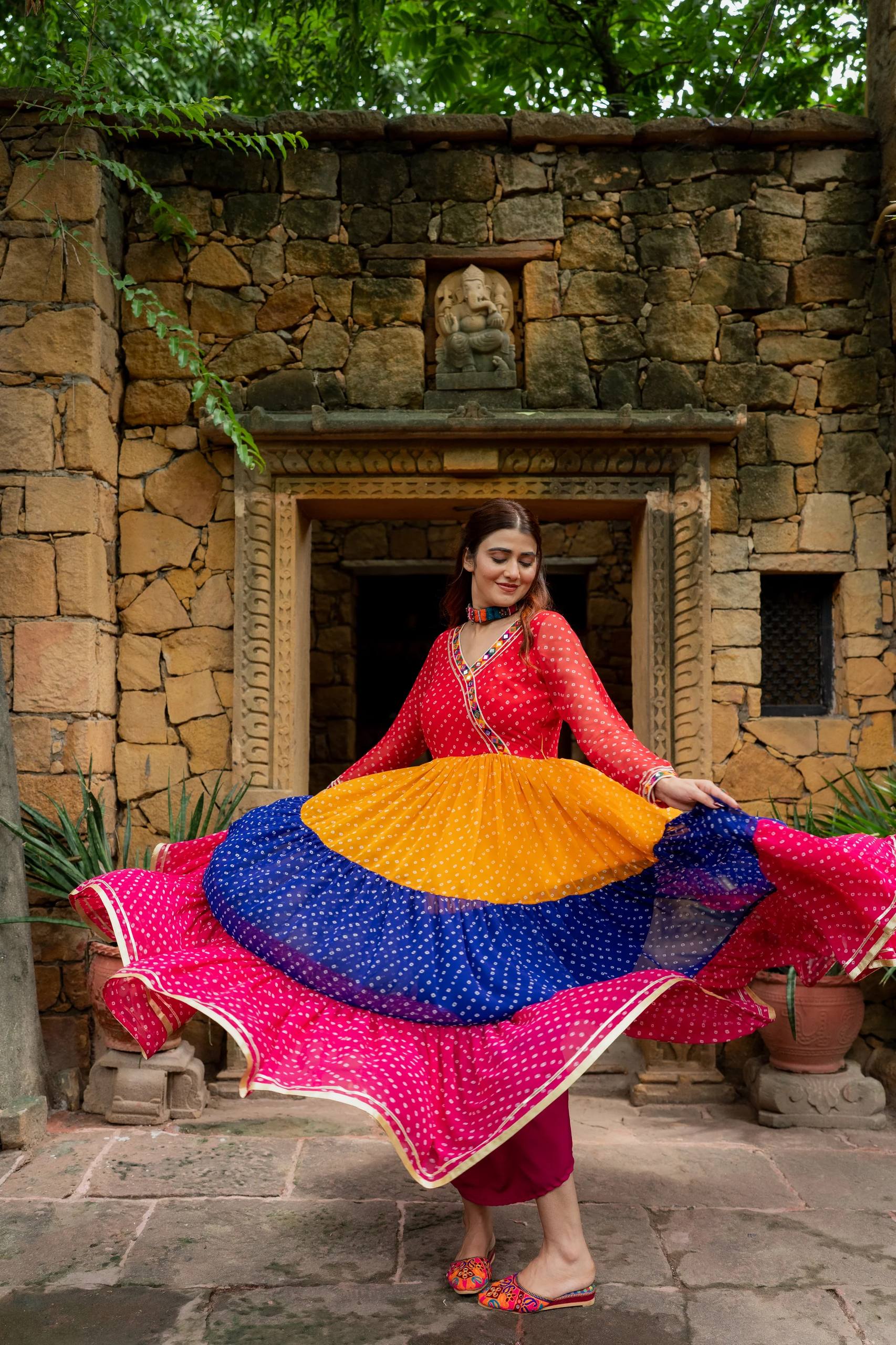 Garba Style Gown | Krushi Life Style