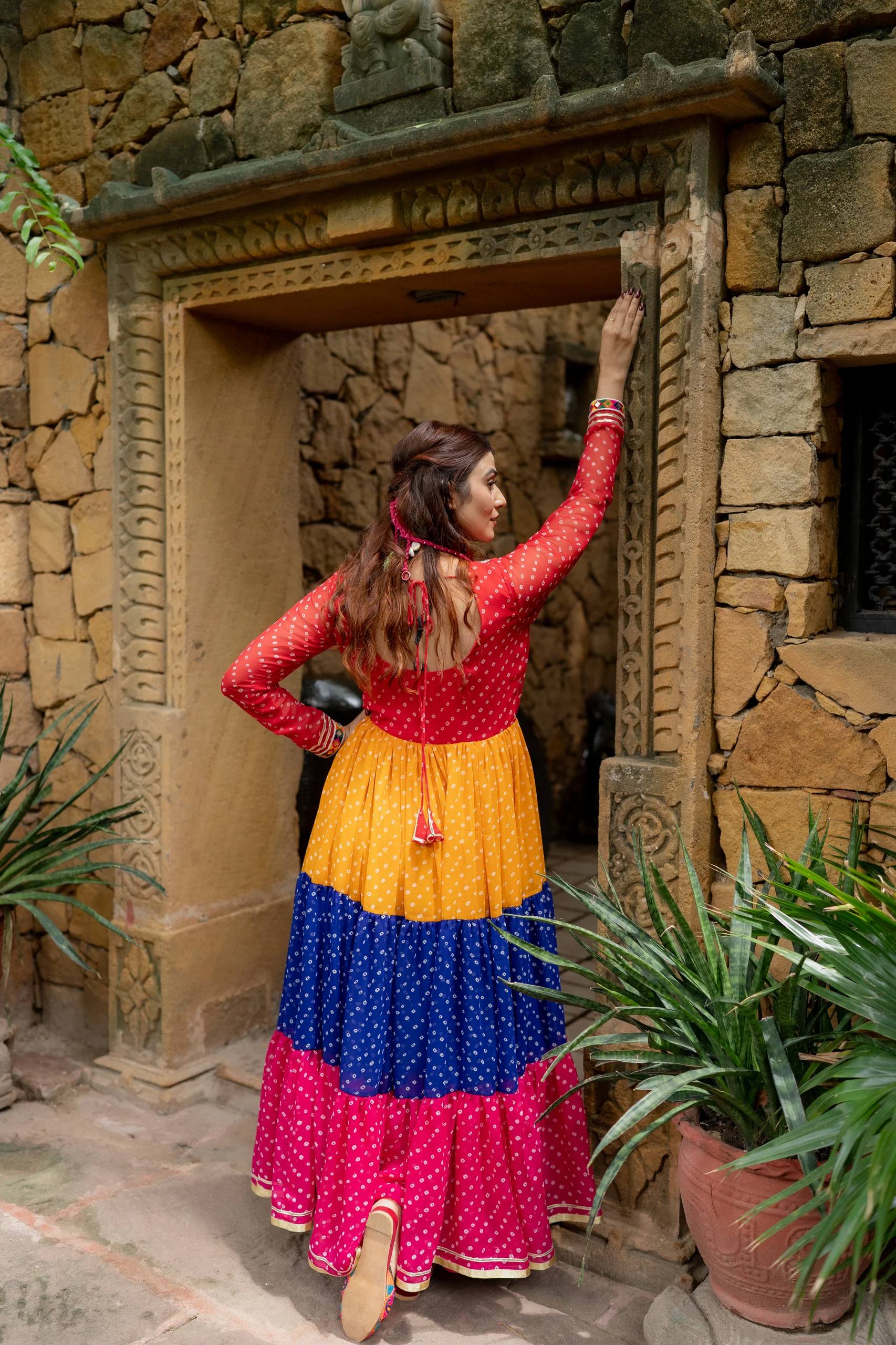 Garba Style Gown | Krushi Life Style