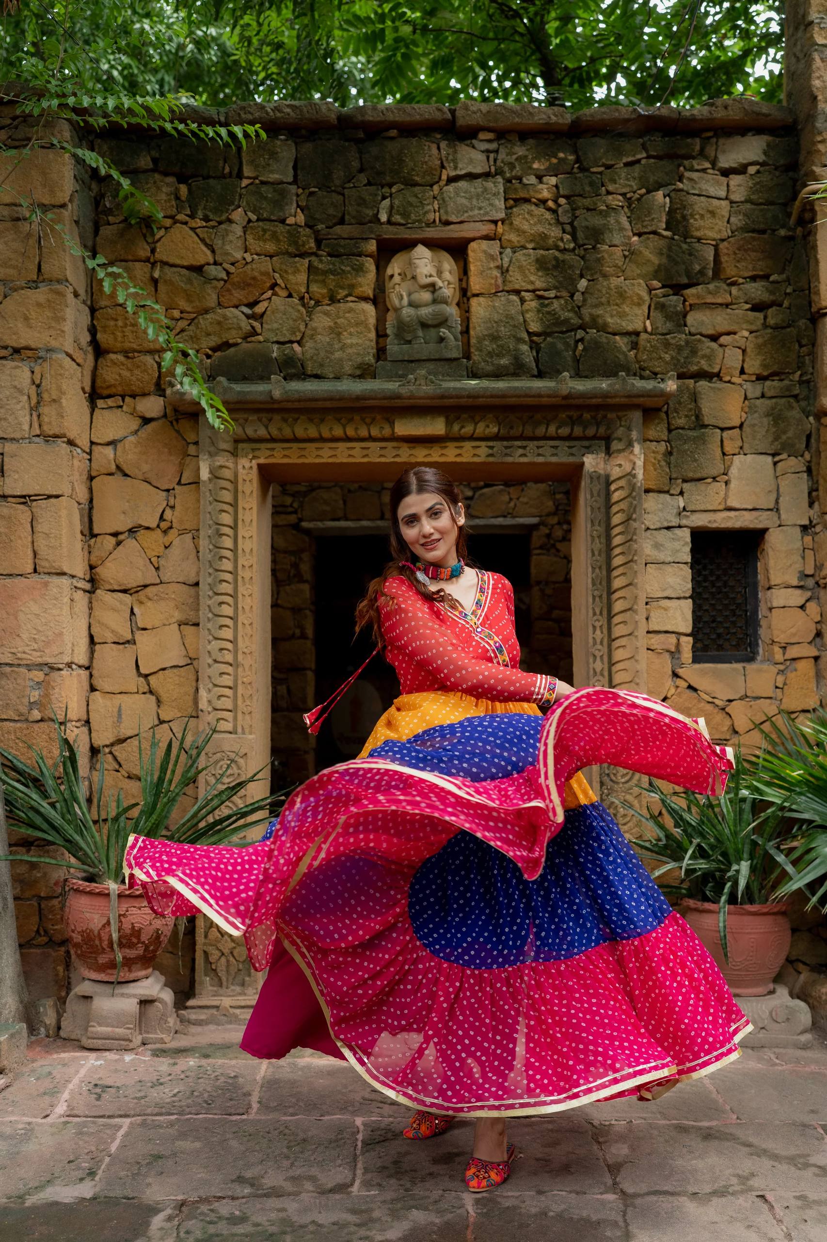 Garba Style Gown | Krushi Life Style