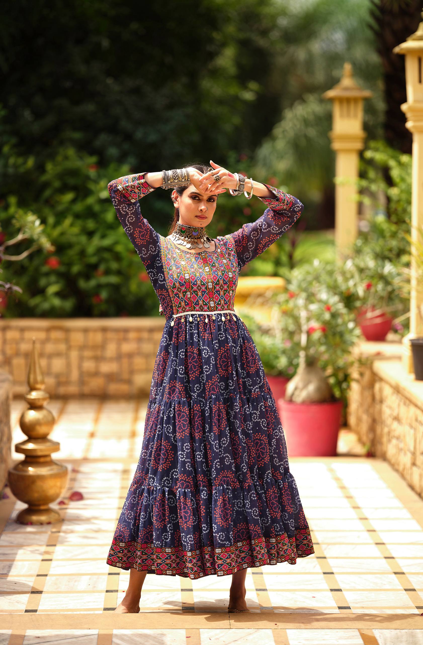 Garba Style Gown | Krushi Life Style