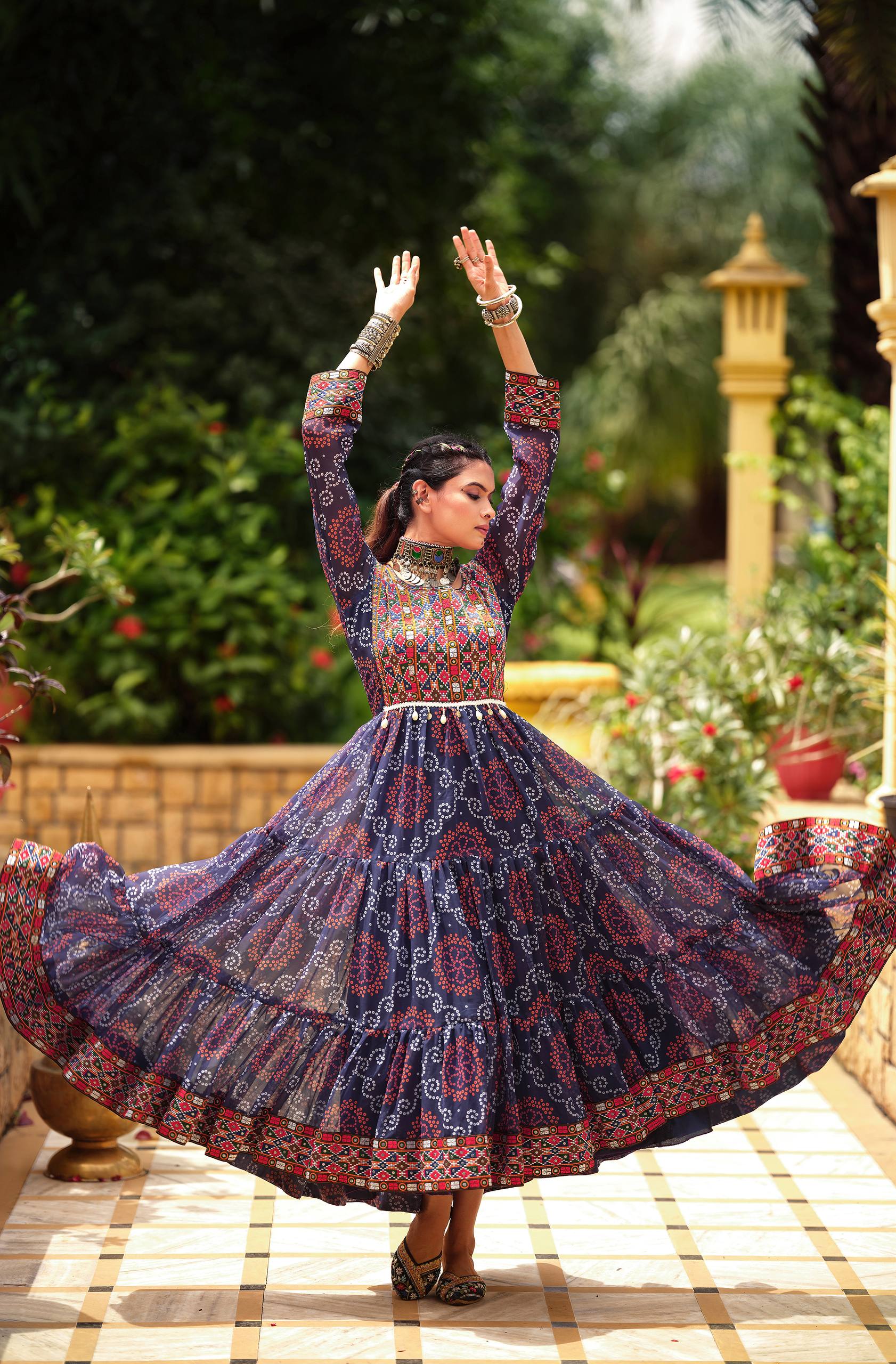 Garba Style Gown | Krushi Life Style