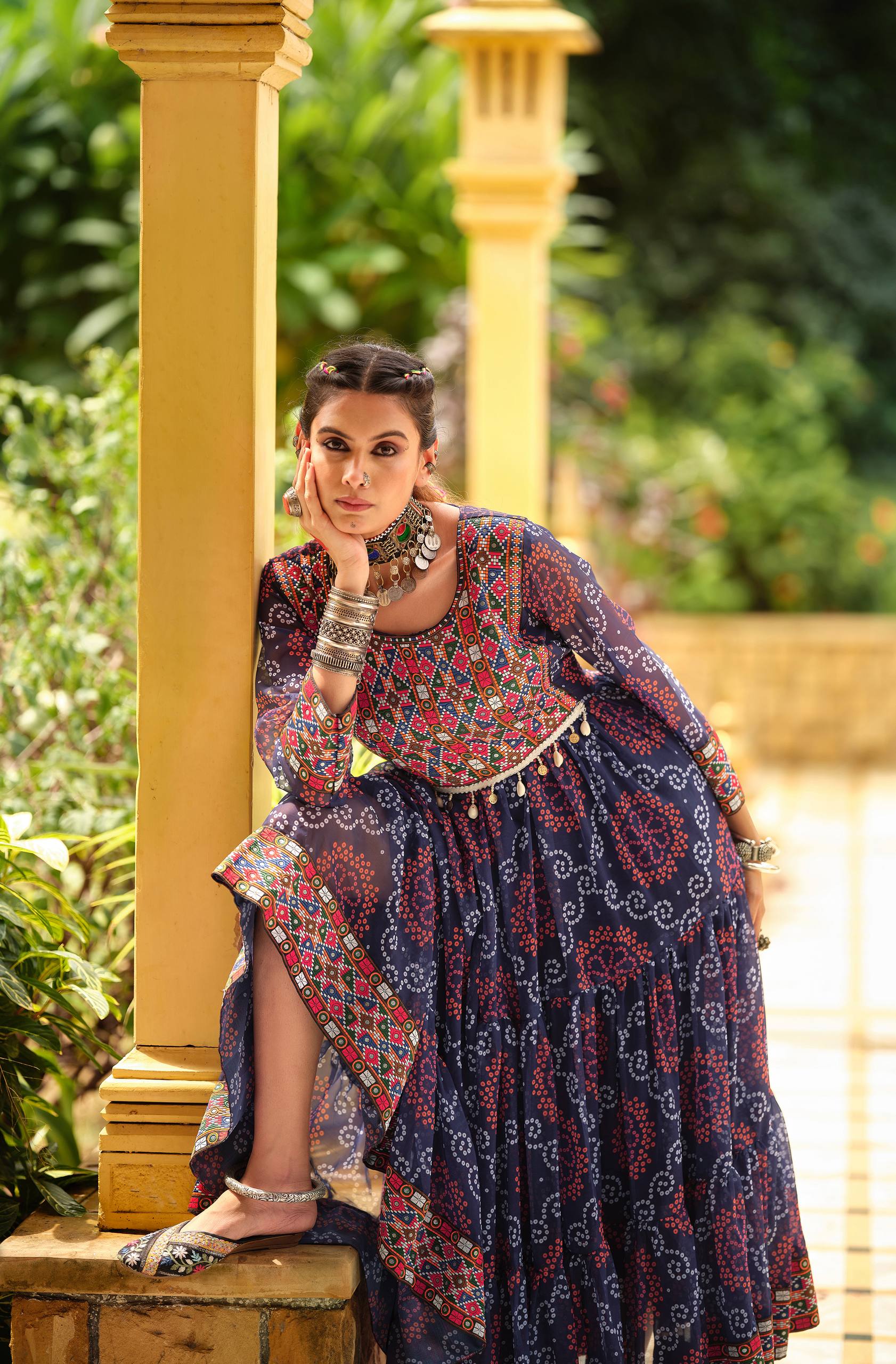 Garba Style Gown | Krushi Life Style