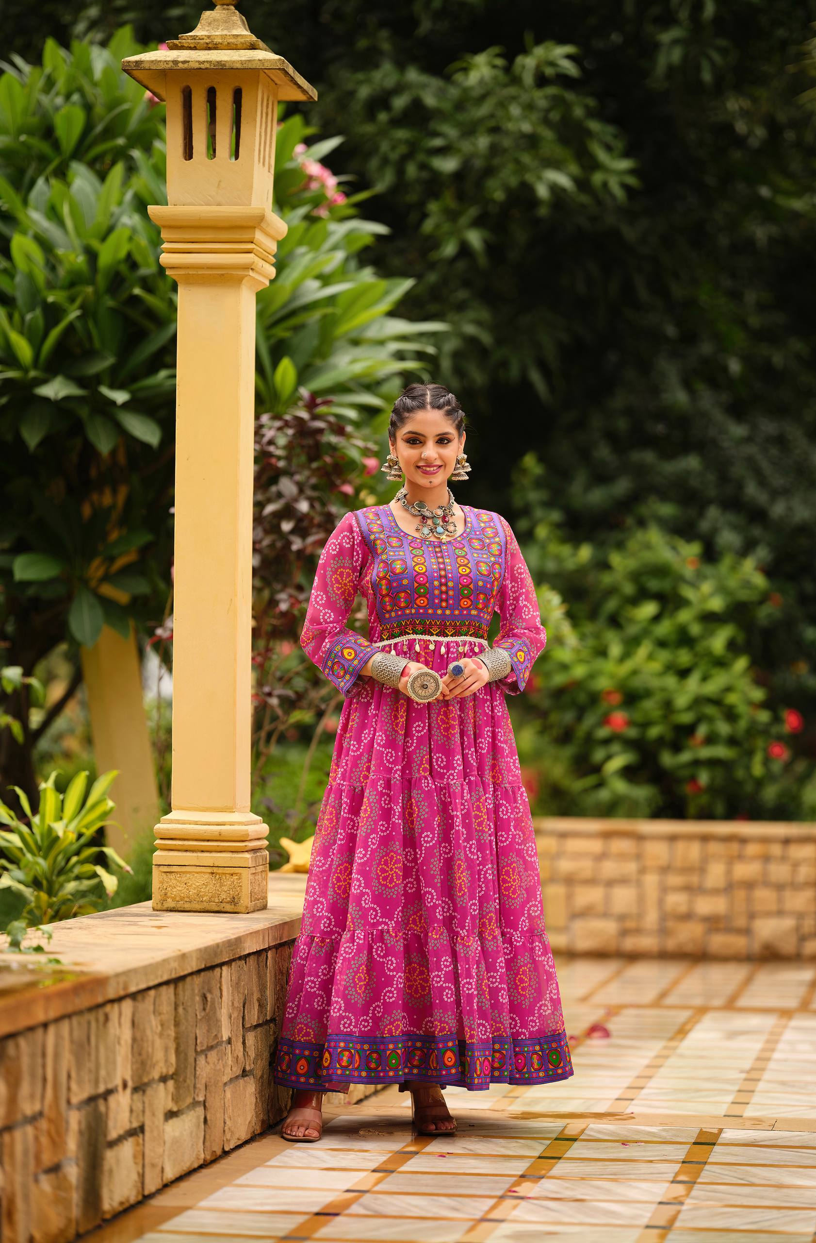 Garba Style Gown | Krushi Life Style