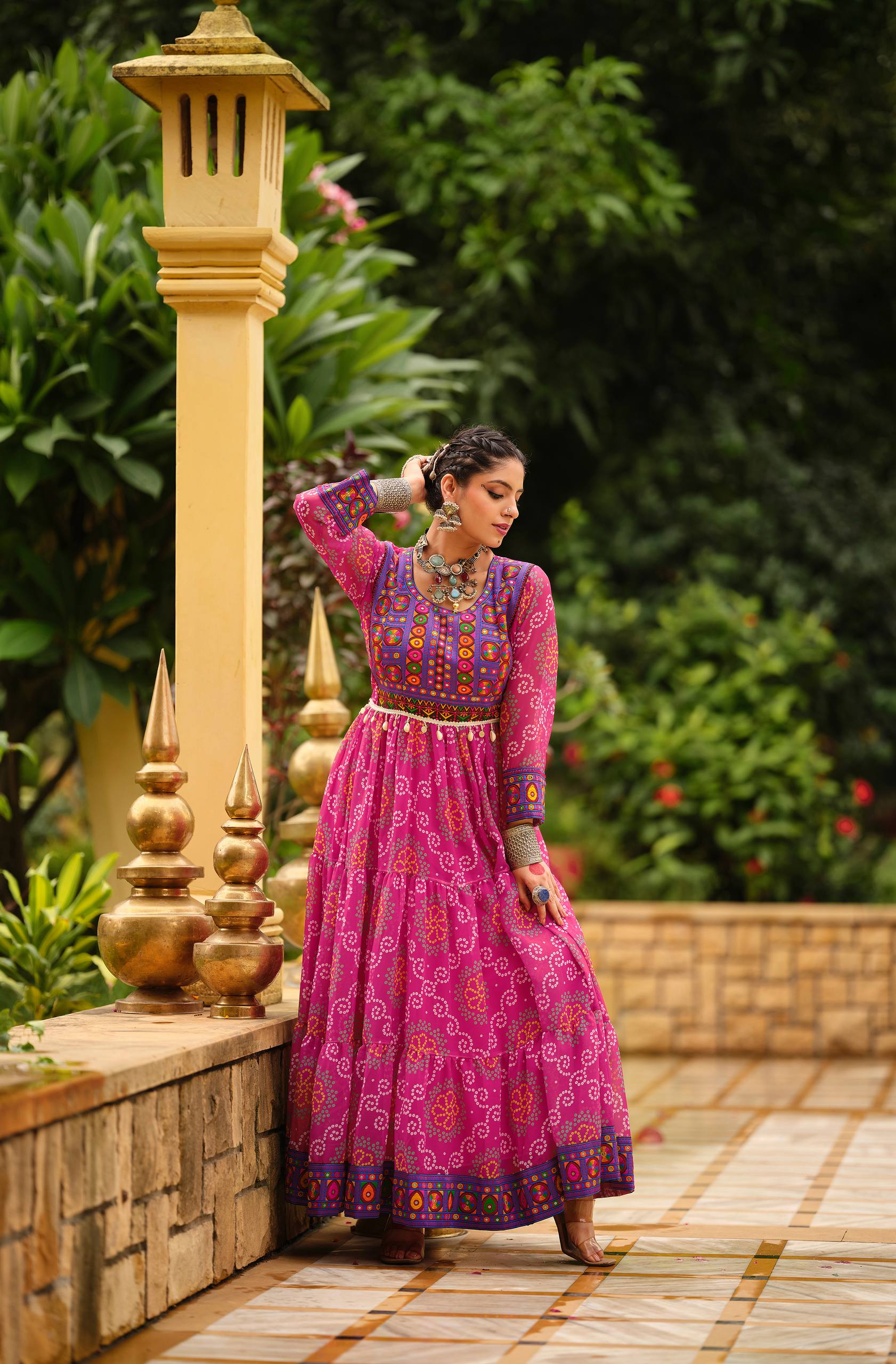 Garba Style Gown | Krushi Life Style