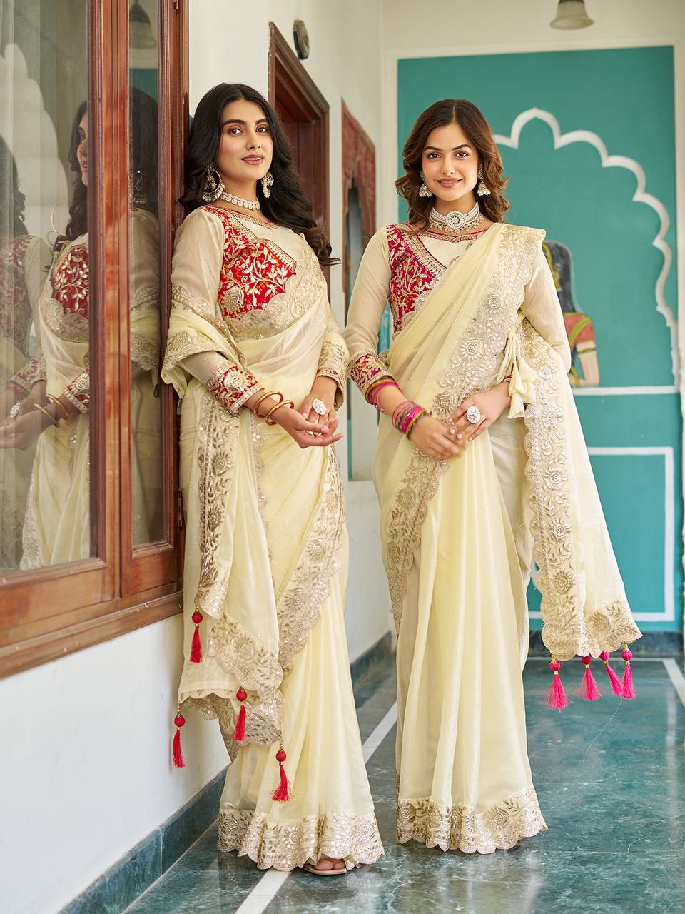 "Festival saree & fancy blause | Krushi Life Style "