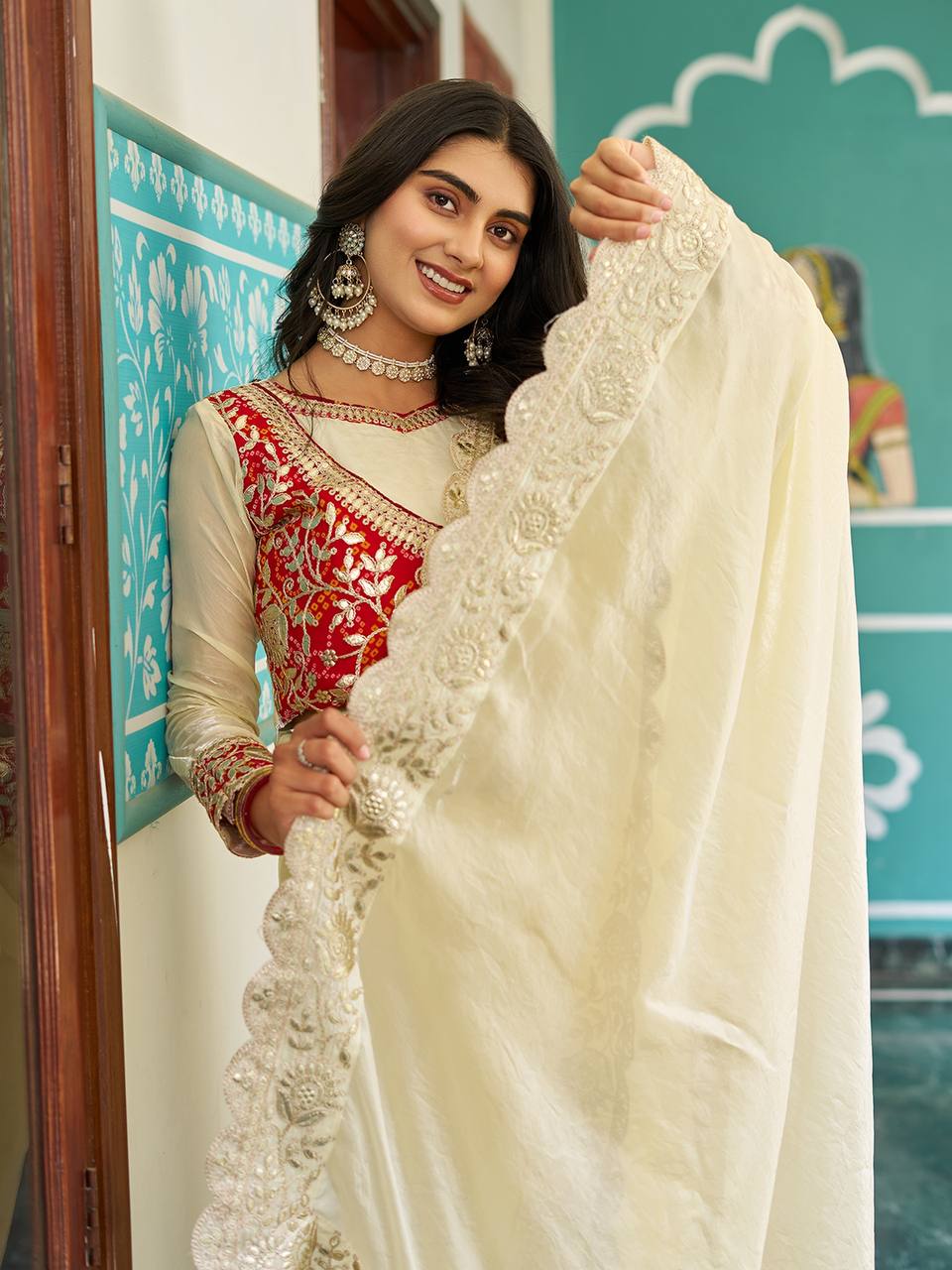 "Festival saree & fancy blause | Krushi Life Style "