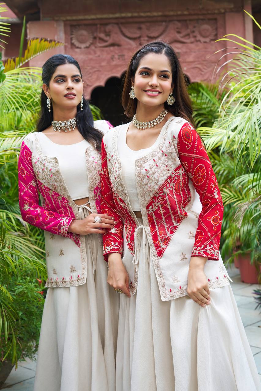 "New Festival badhrej koti & Plazza With choli | Krushi Life Style "