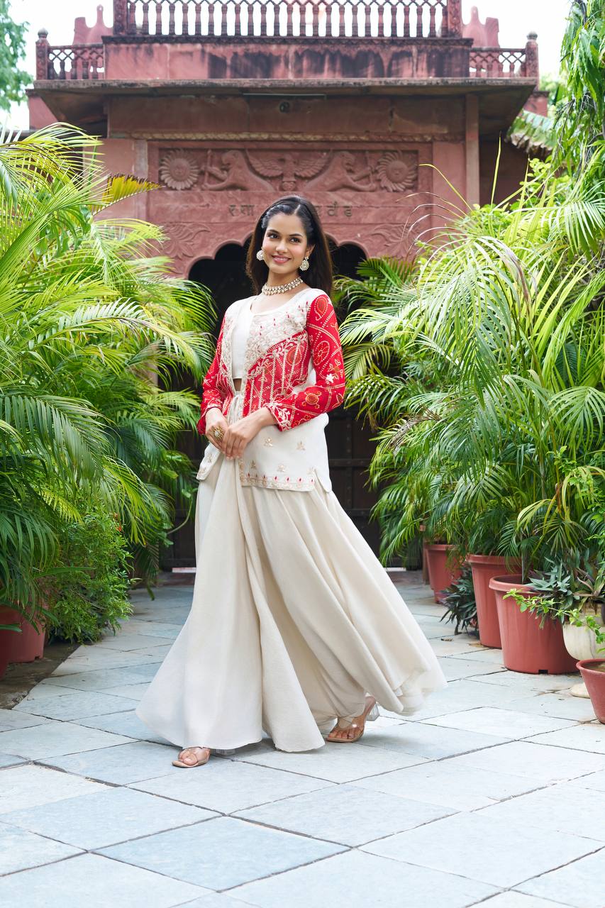 "New Festival badhrej koti & Plazza With choli | Krushi Life Style "