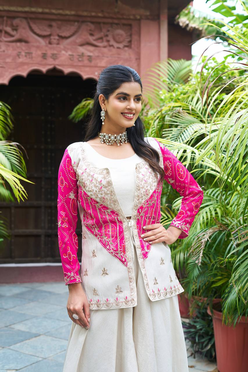 "New Festival badhrej koti & Plazza With choli | Krushi Life Style "