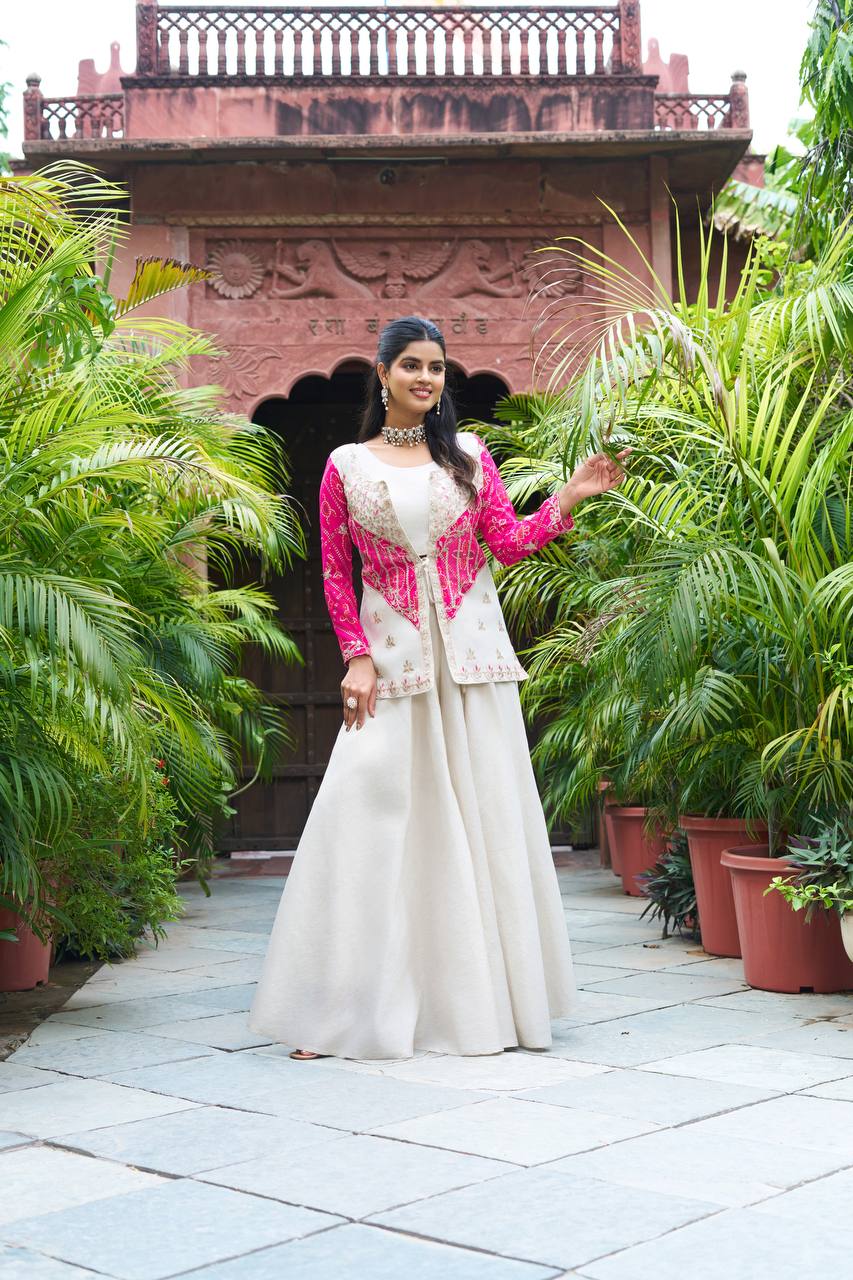 "New Festival badhrej koti & Plazza With choli | Krushi Life Style "