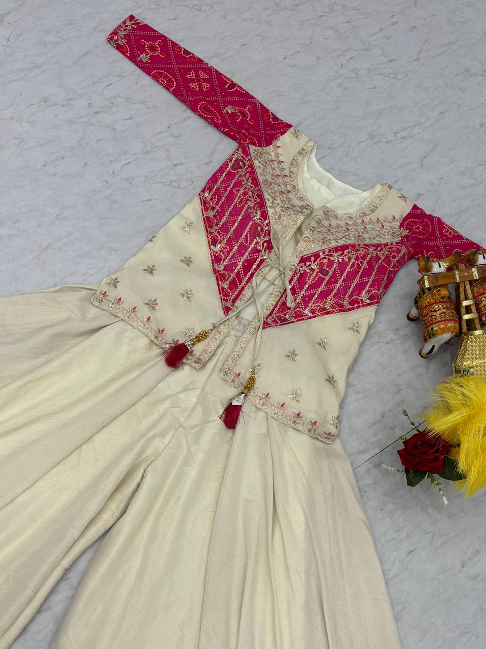 "New Festival badhrej koti & Plazza With choli | Krushi Life Style "