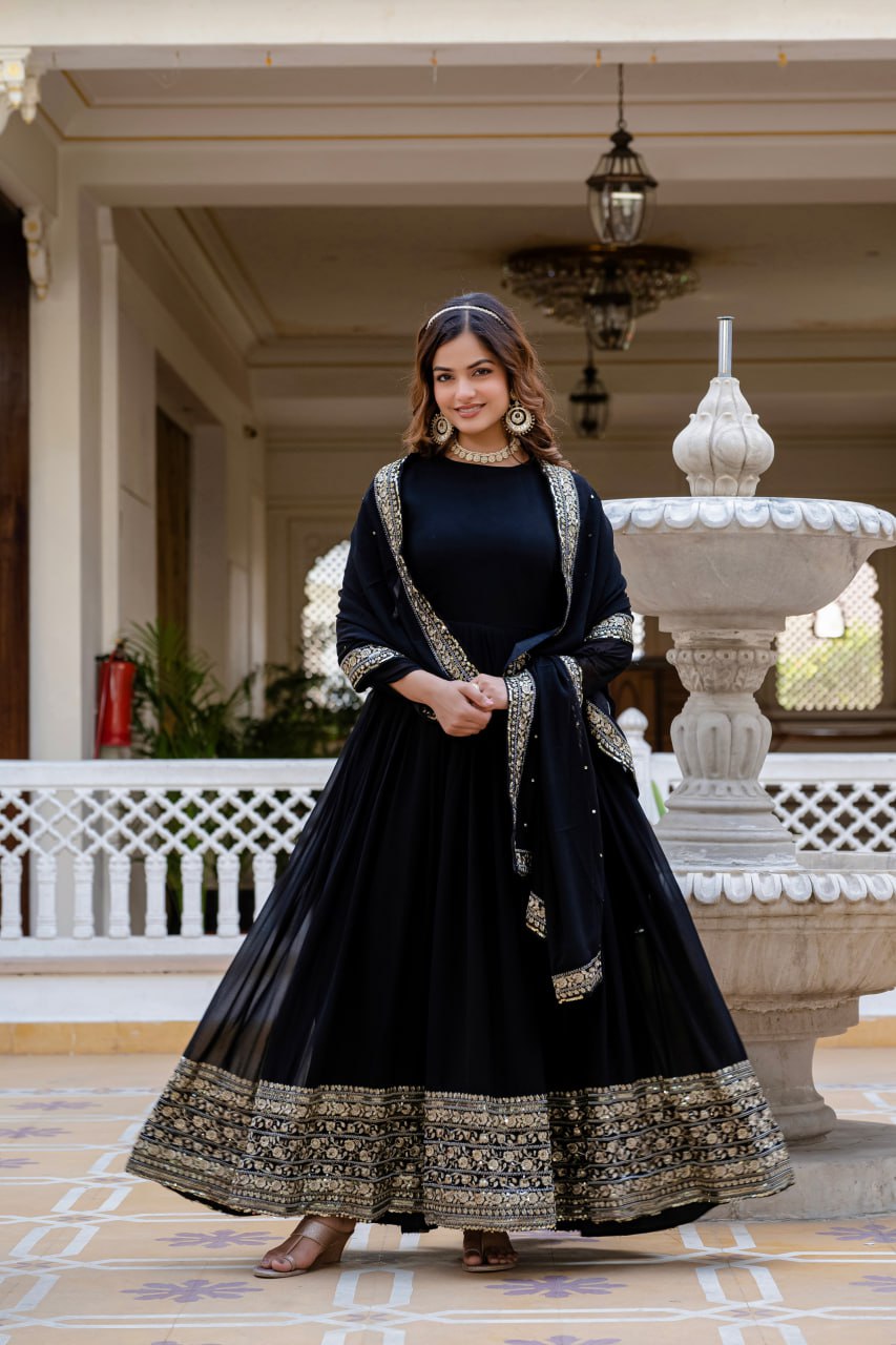 Perfect For Weddings, Receptions, or Formal Cultural Events Gown | Krushi Life Style