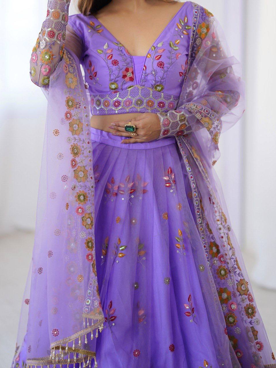 Lehengha Set With Choli